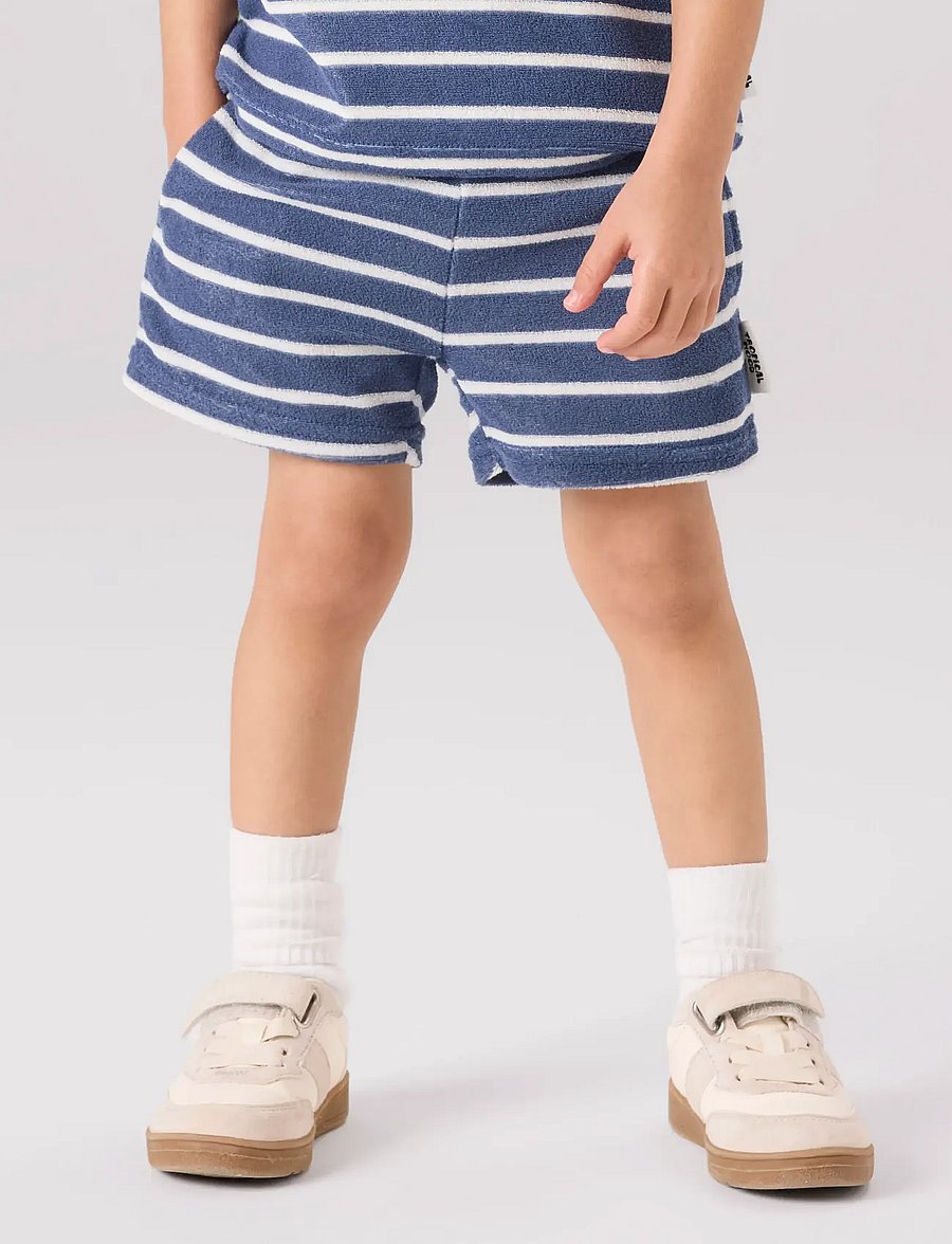 name it - NMMFINTI NREG TERRY SHORTS NOOS - sweatshorts - vintage indigo - 3