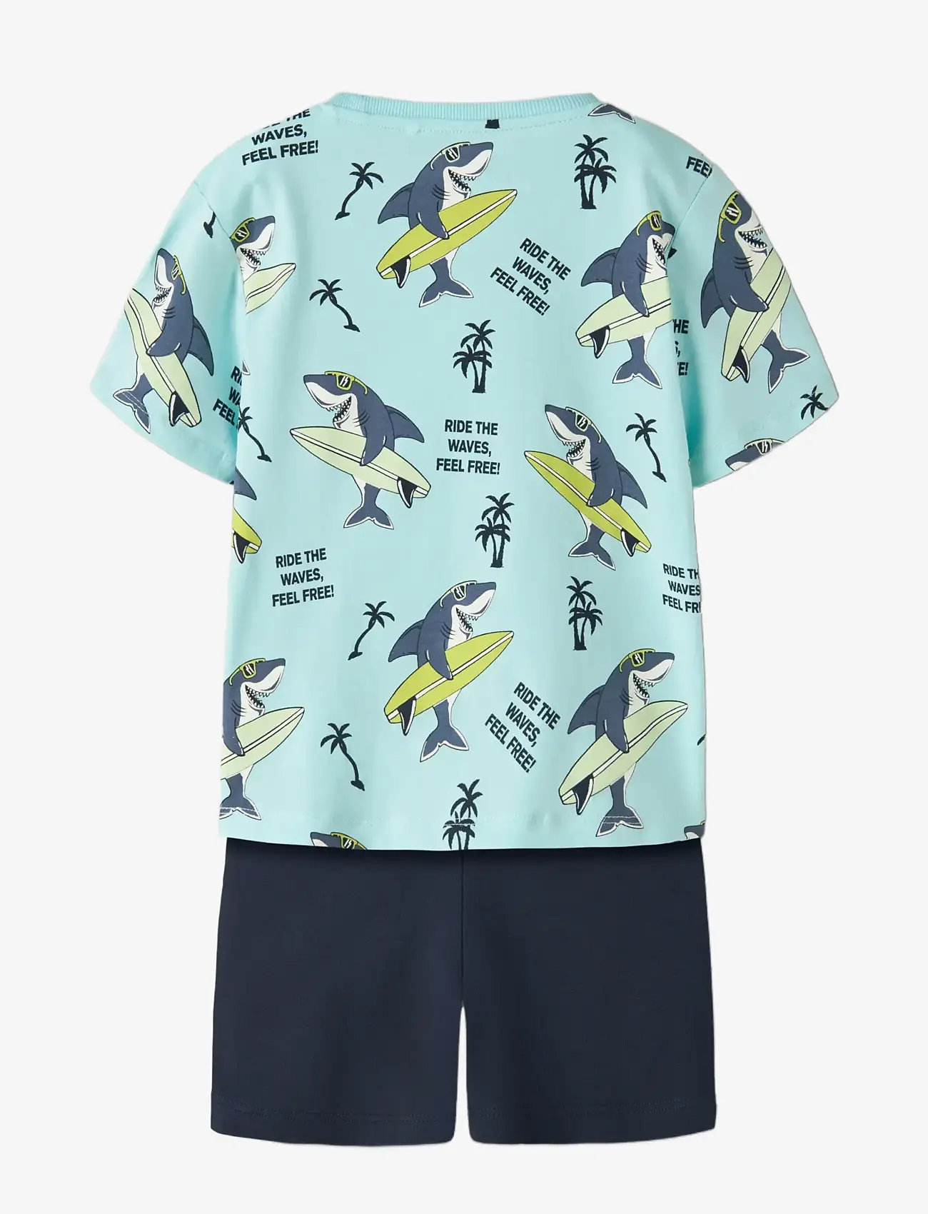 name it - NMMFLAZ SS NREG TOP SET BOX - sets with short-sleeved t-shirt - limpet shell - 1