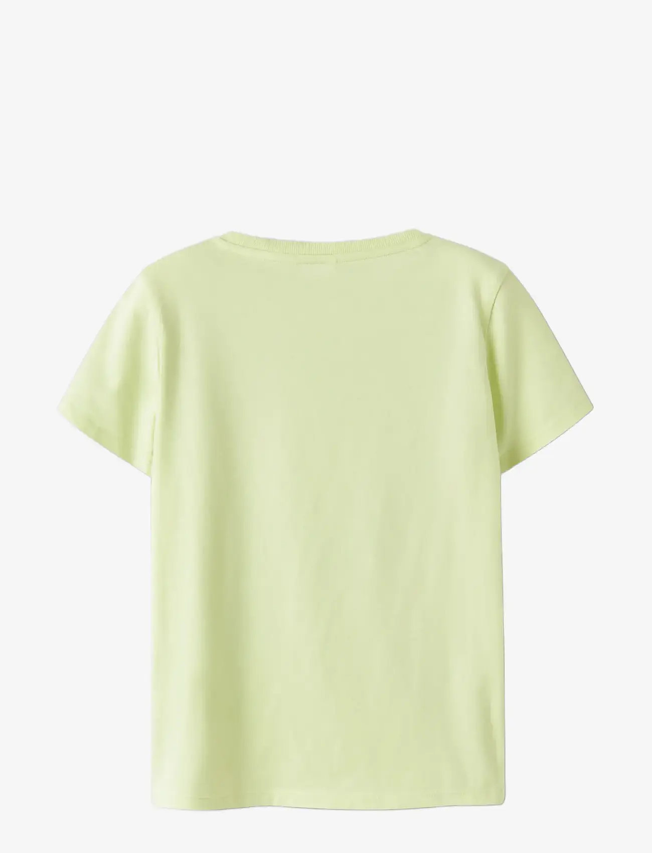 name it - NKMFIVIL SS TOP BOX - lühikeste varrukatega t-särgid - lime cream - 1