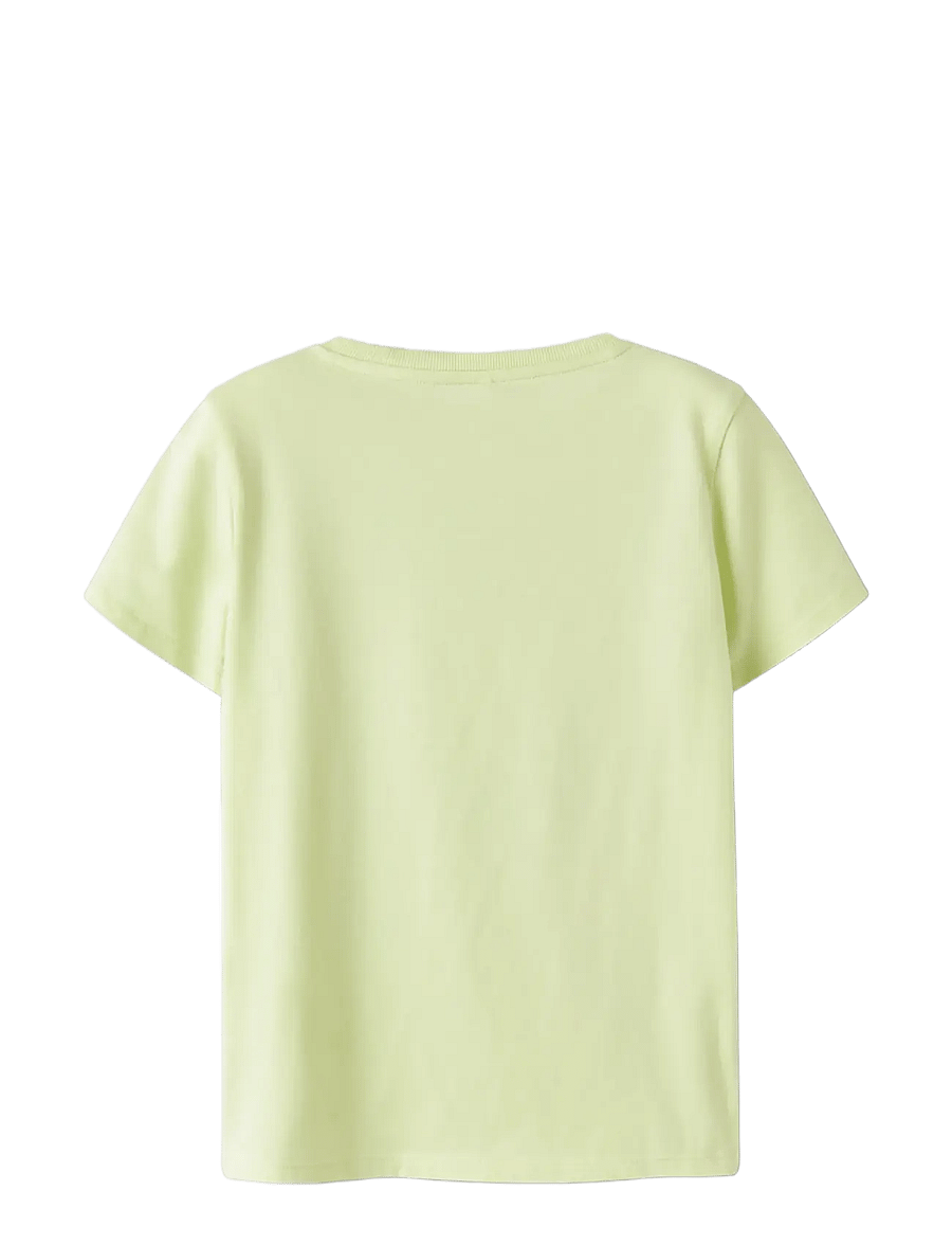 name it - NKMFIVIL SS TOP BOX - kurzärmelige - lime cream - 1