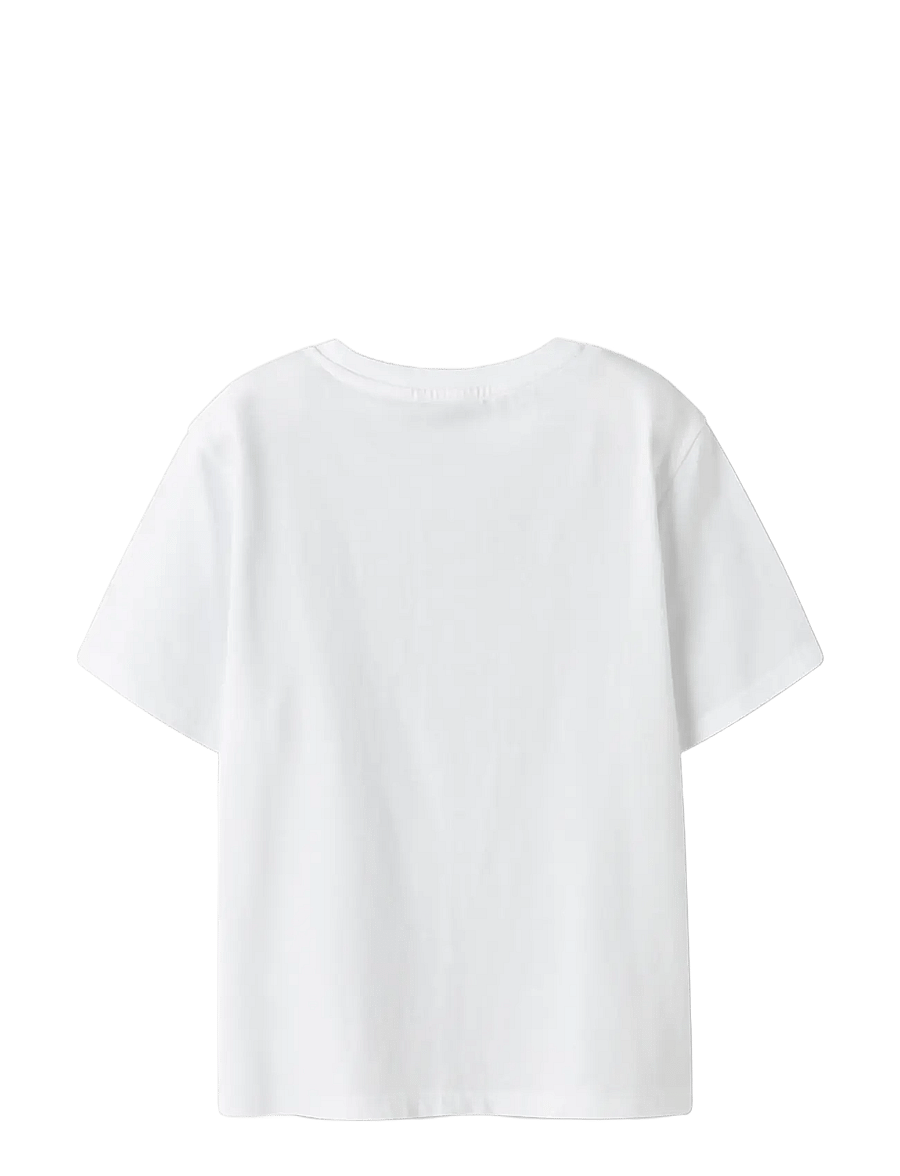 name it - NKMFANBI SS NREG TOP - lühikeste varrukatega t-särgid - bright white - 1