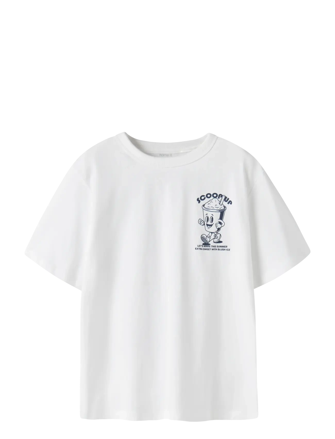 name it NKMFLORIAN SS NREG TOP BOX - Vêtements - BRIGHT WHITE / white