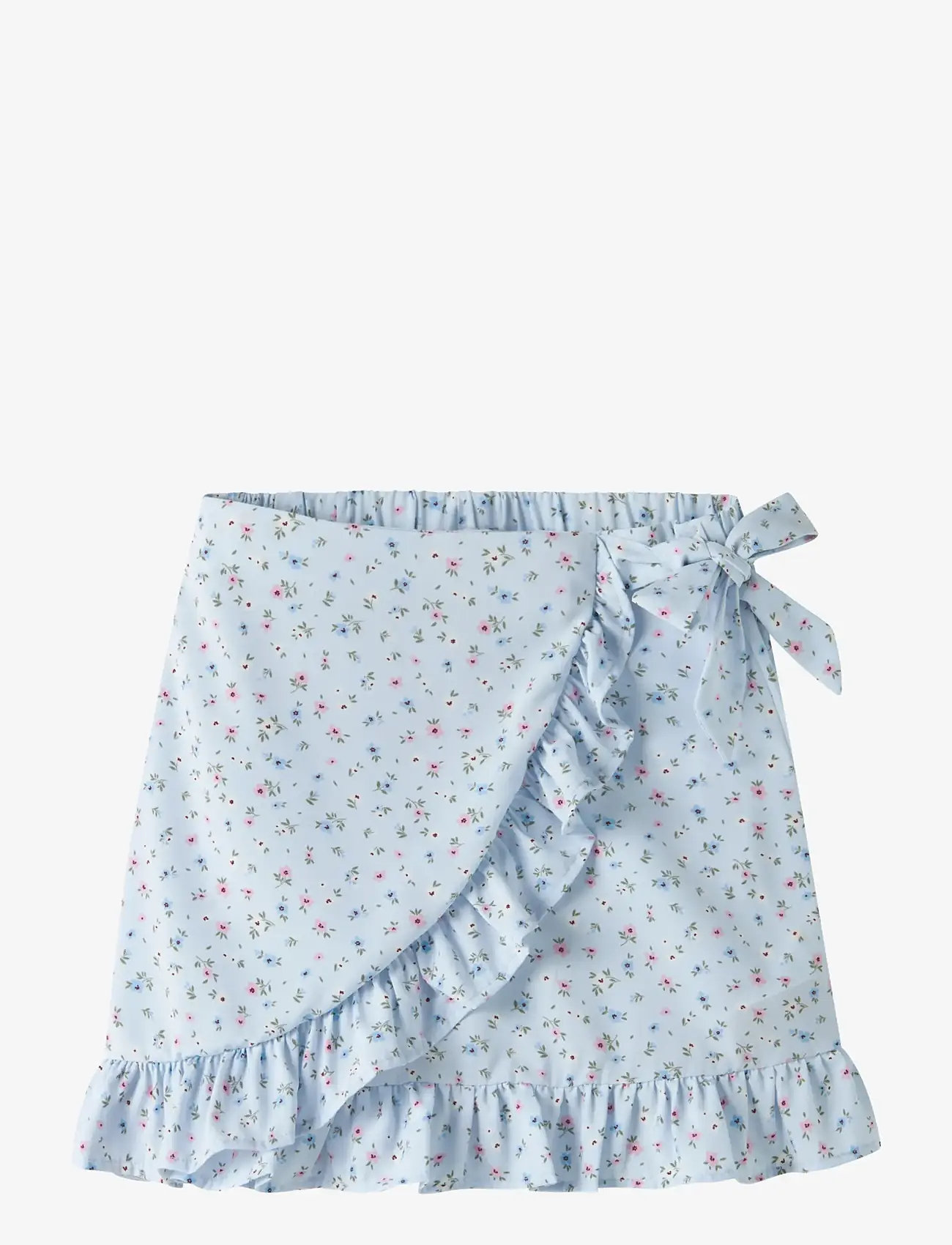 name it - NKFVINAYA WRAP SKIRT - kurze röcke - ice water - 0