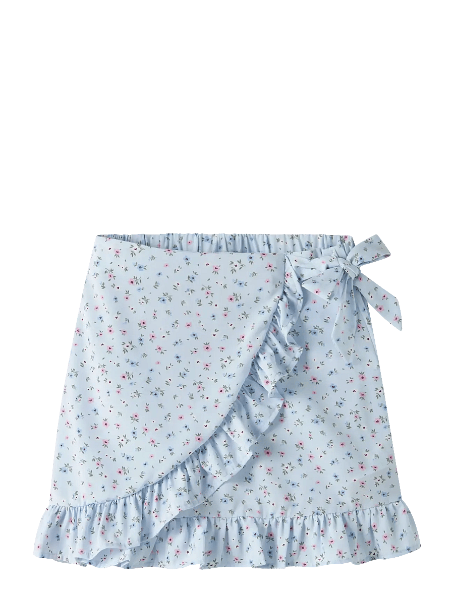 name it - NKFVINAYA WRAP SKIRT - korta kjolar - ice water - 0