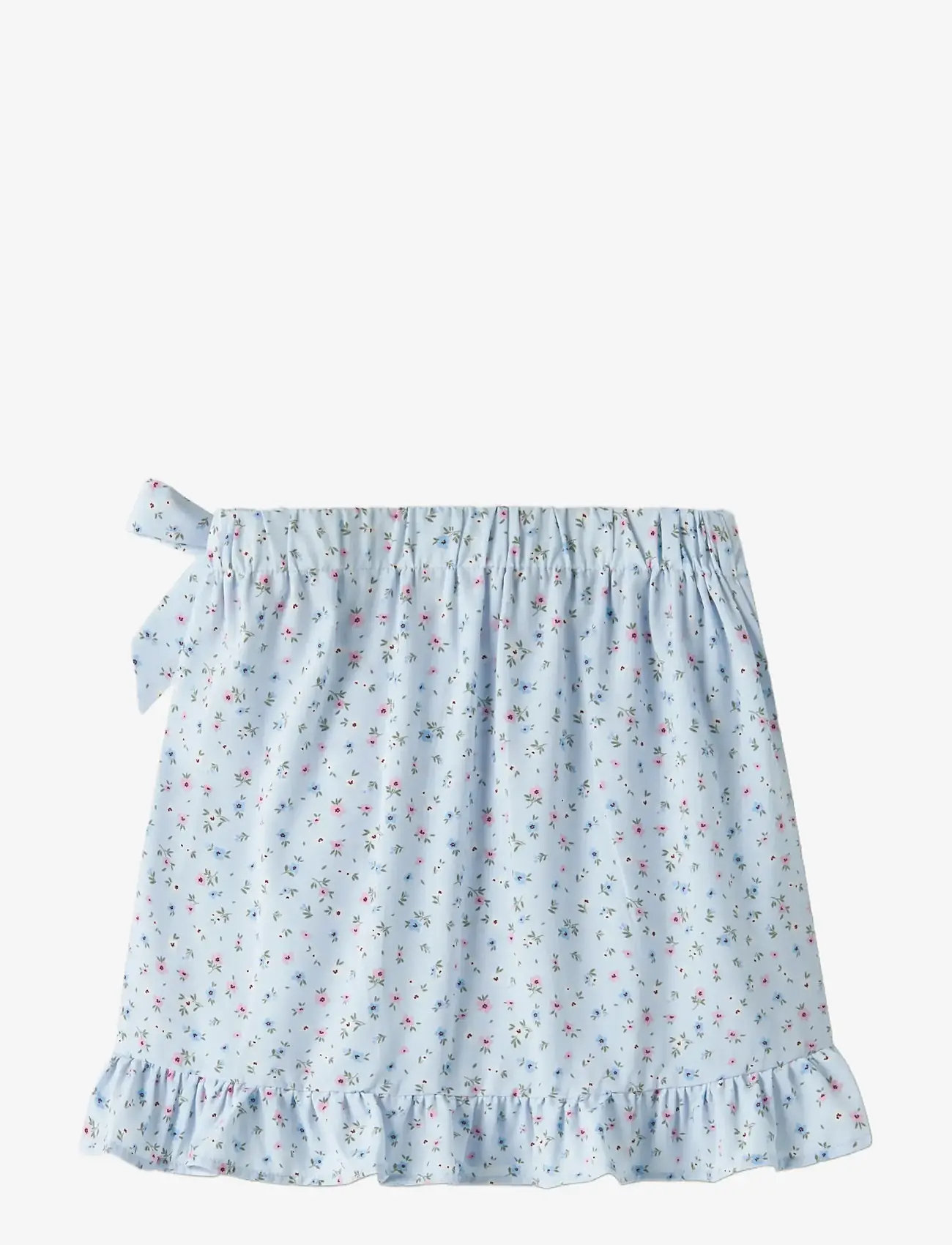 name it - NKFVINAYA WRAP SKIRT - kurze röcke - ice water - 1