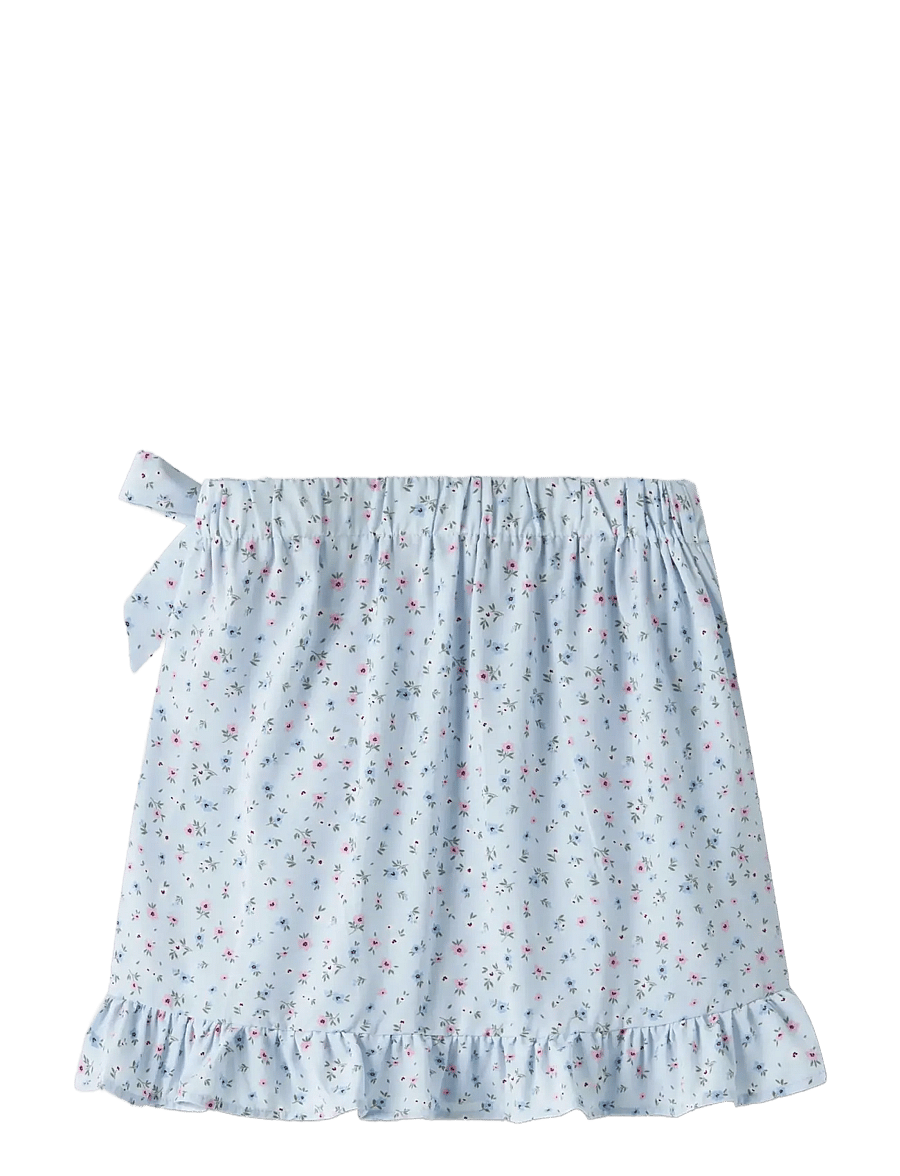 name it - NKFVINAYA WRAP SKIRT - korta kjolar - ice water - 1