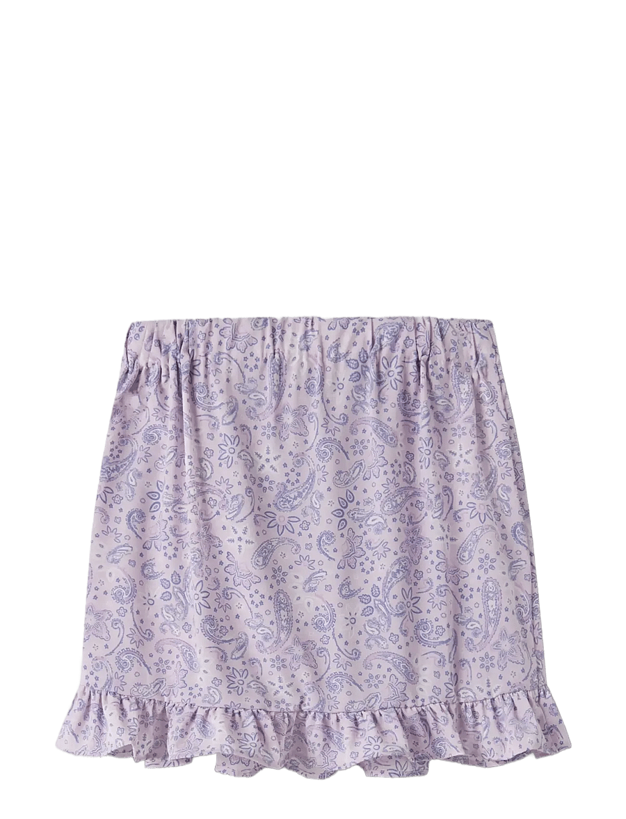 name it - NKFVINAYA WRAP SKIRT - korte nederdele - lavender fog - 1