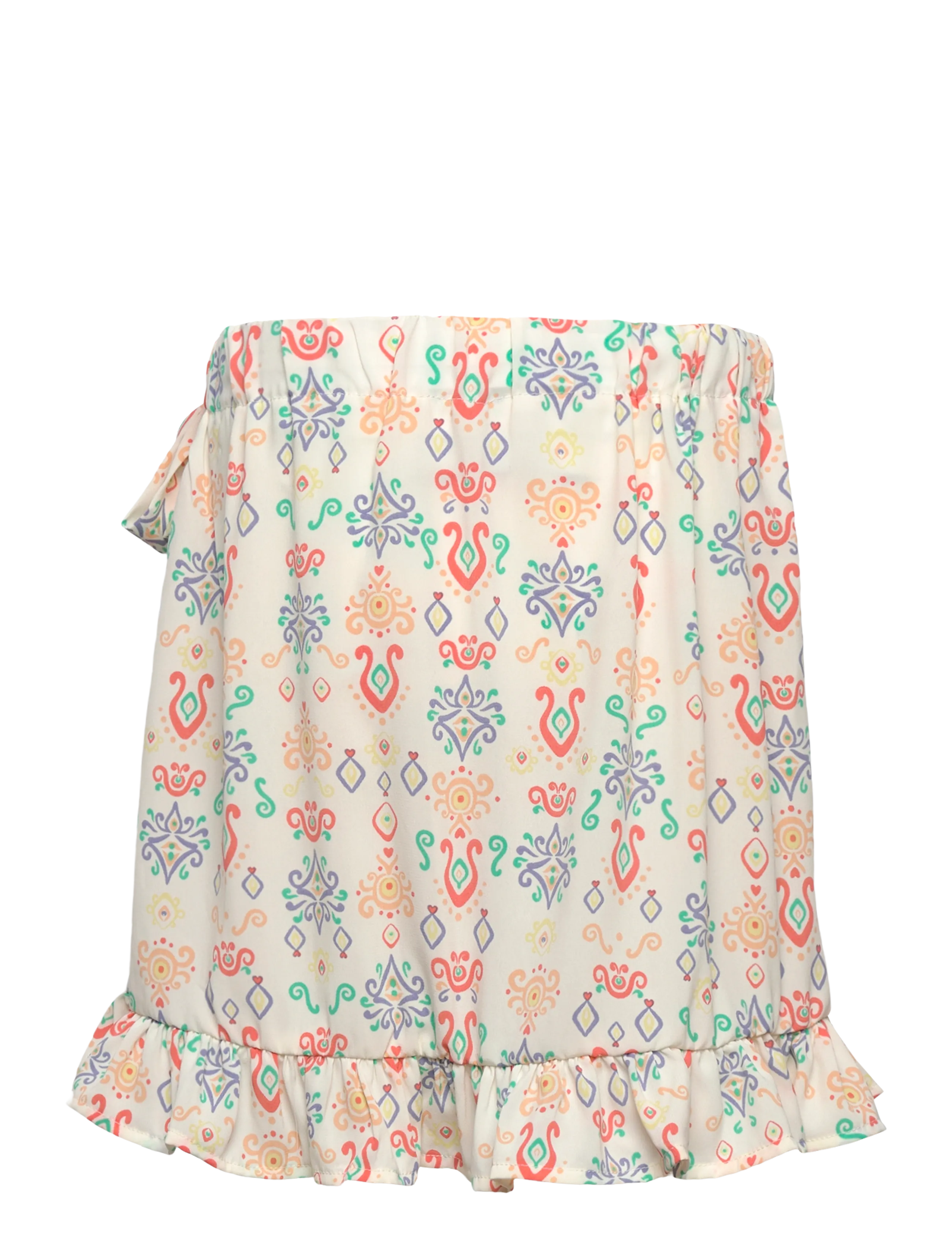 name it - NKFVINAYA WRAP SKIRT - kurze röcke - white alyssum - 1