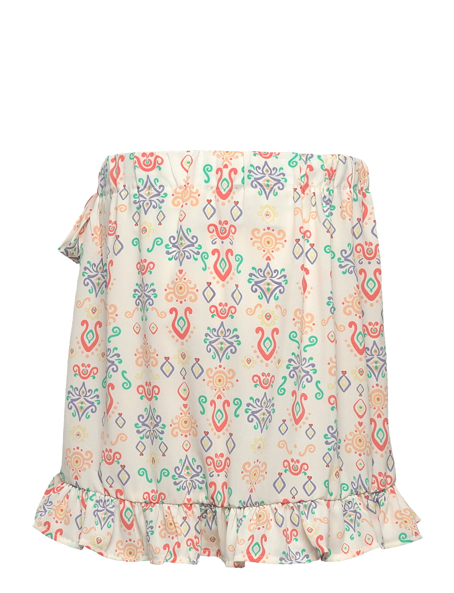 name it - NKFVINAYA WRAP SKIRT - miniseelikud - white alyssum - 1
