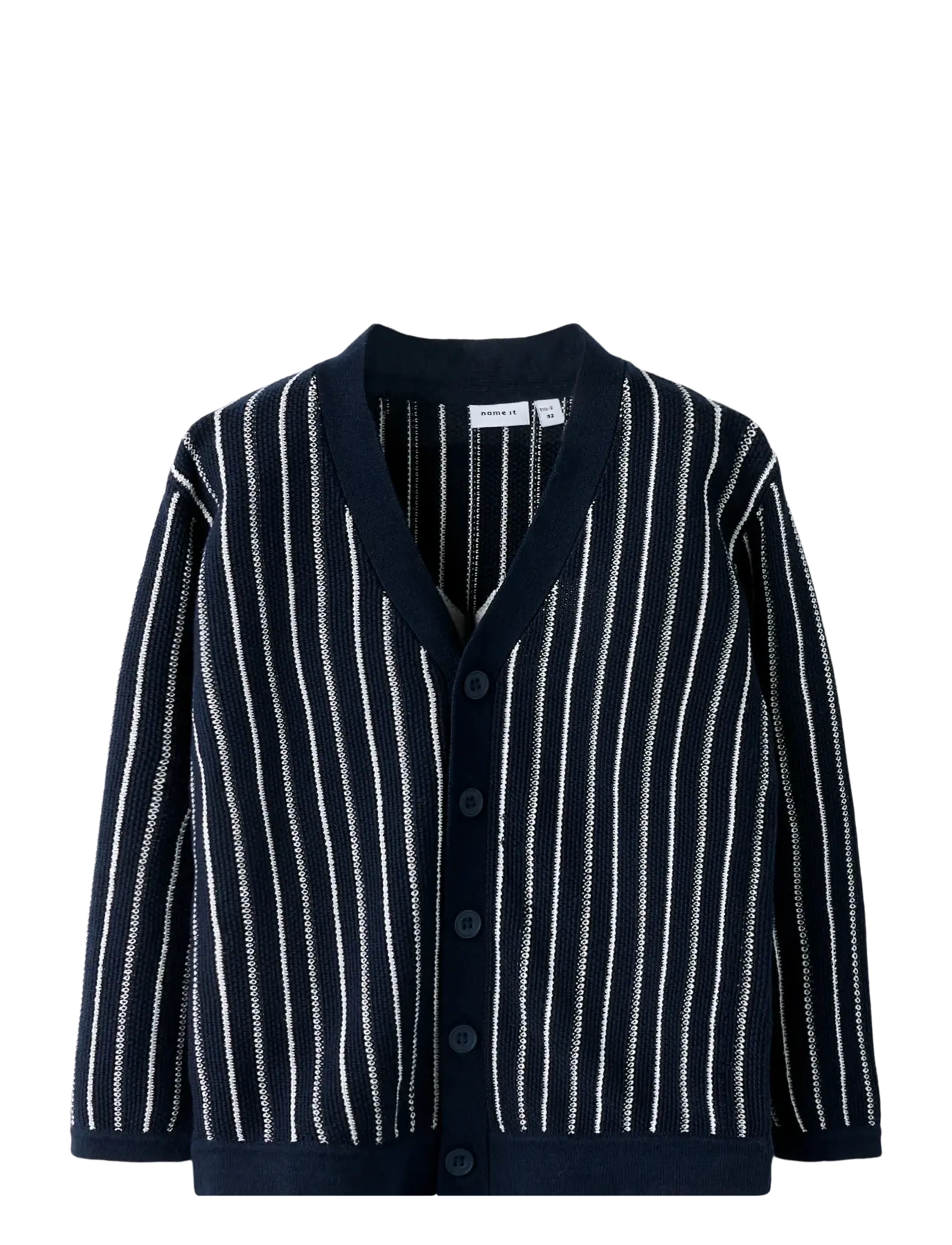 name it Nmmfeku Ls Loose Knit Card, 98, Knitwear, Marineblau - Cardigans, Kinder