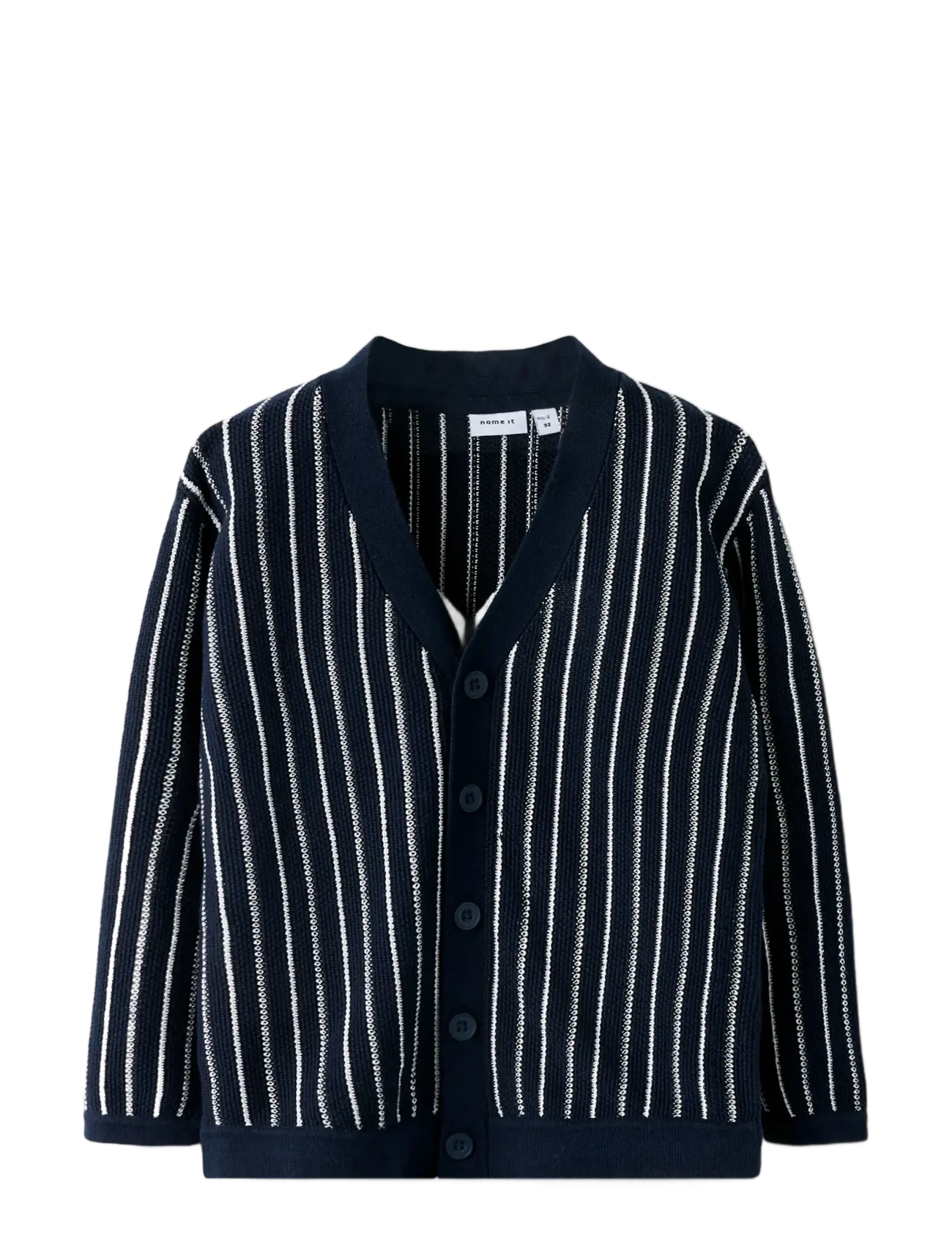 name it - NMMFEKU LS LOOSE KNIT CARD - cardigans - navy blazer - 1