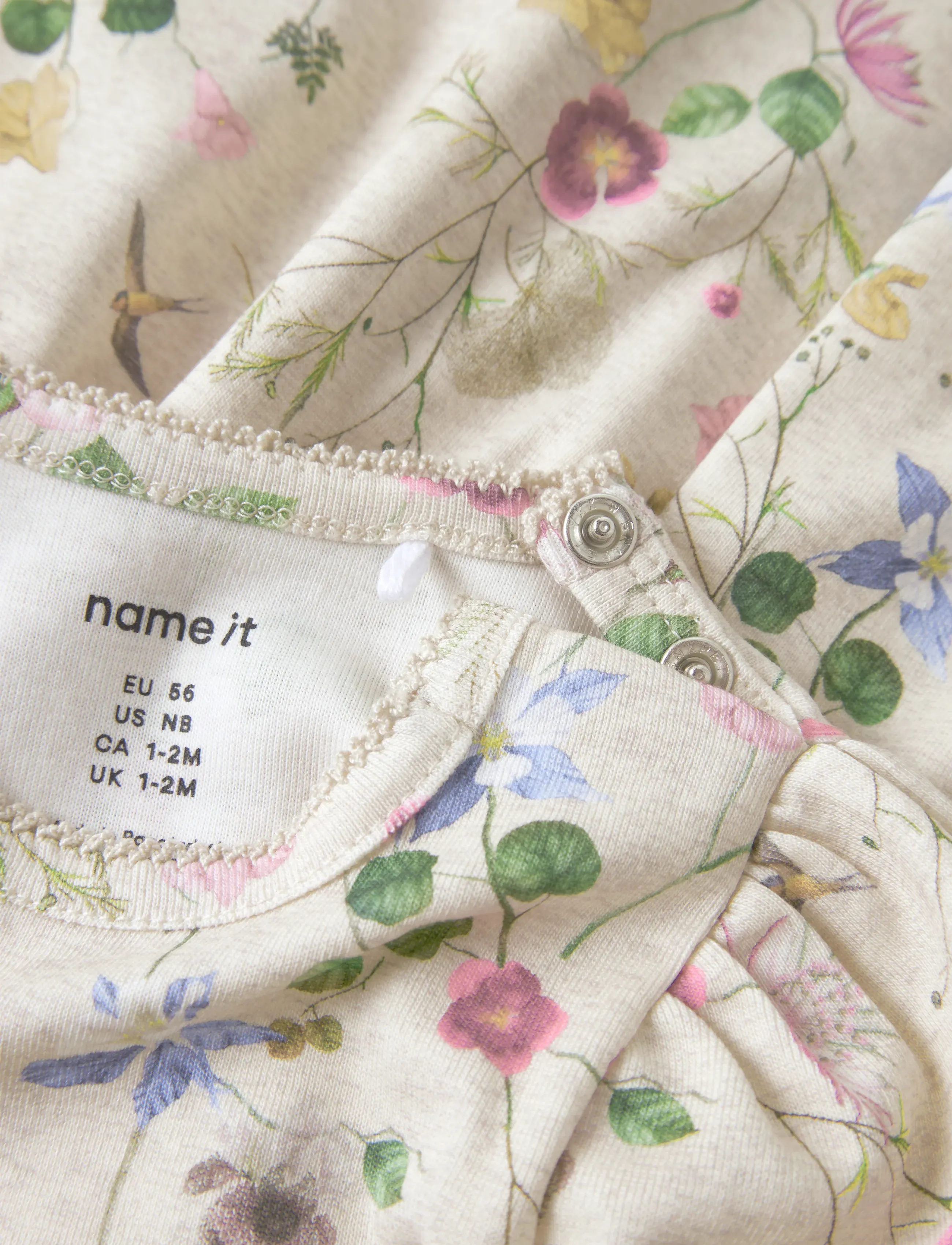 name it - NBFFALCA LS DRESS - langärmelige babykleider - peyote melange - 2