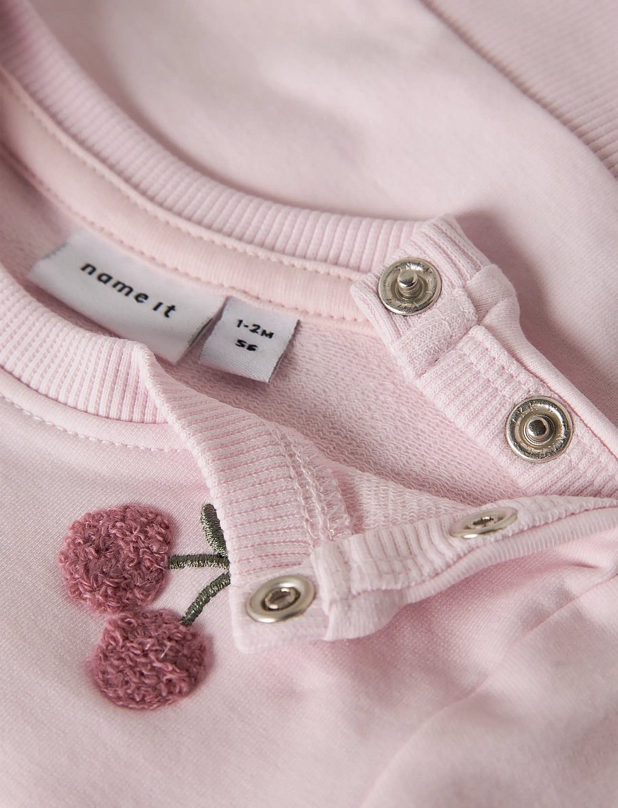 name it - NBFFAIRY LS LIGHT SWEAT UNB - sweatshirts - cradle pink - 4