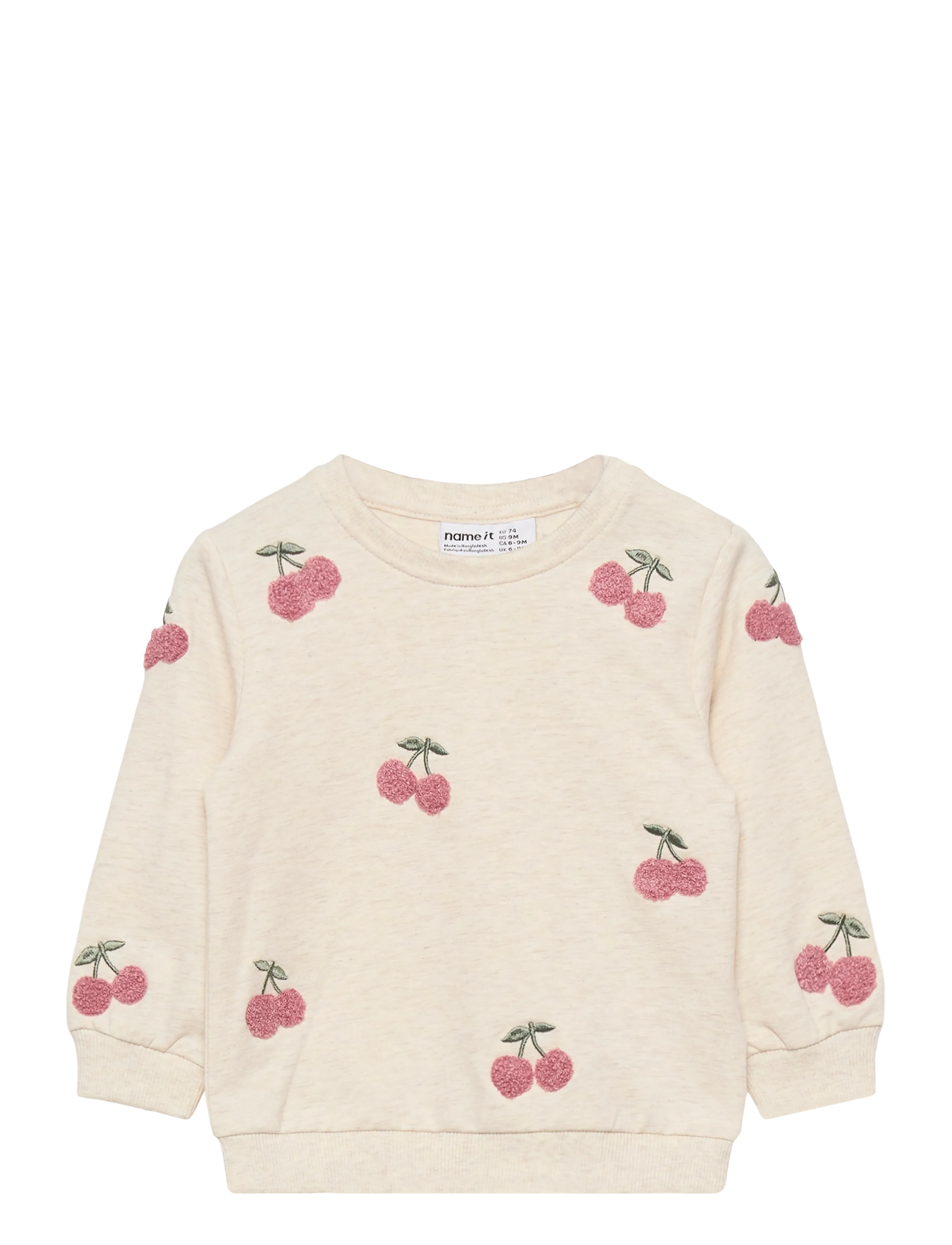 name it Nbffairy Ls Light Sweat Unb, Børn, Broderet Sweatshirt, Pink, Str: 68