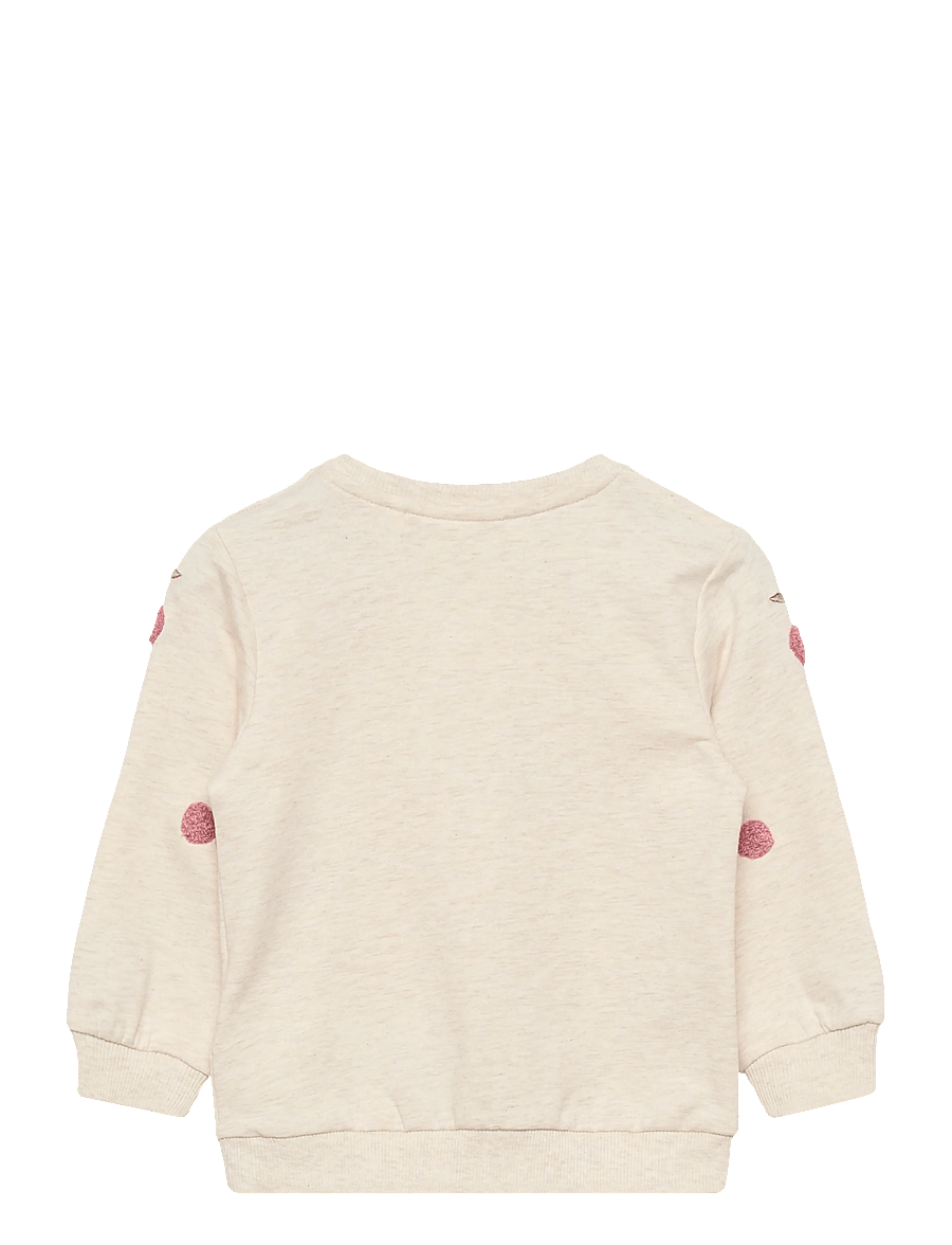 name it - NBFFAIRY LS LIGHT SWEAT UNB - dressipluusid - peyote melange - 1