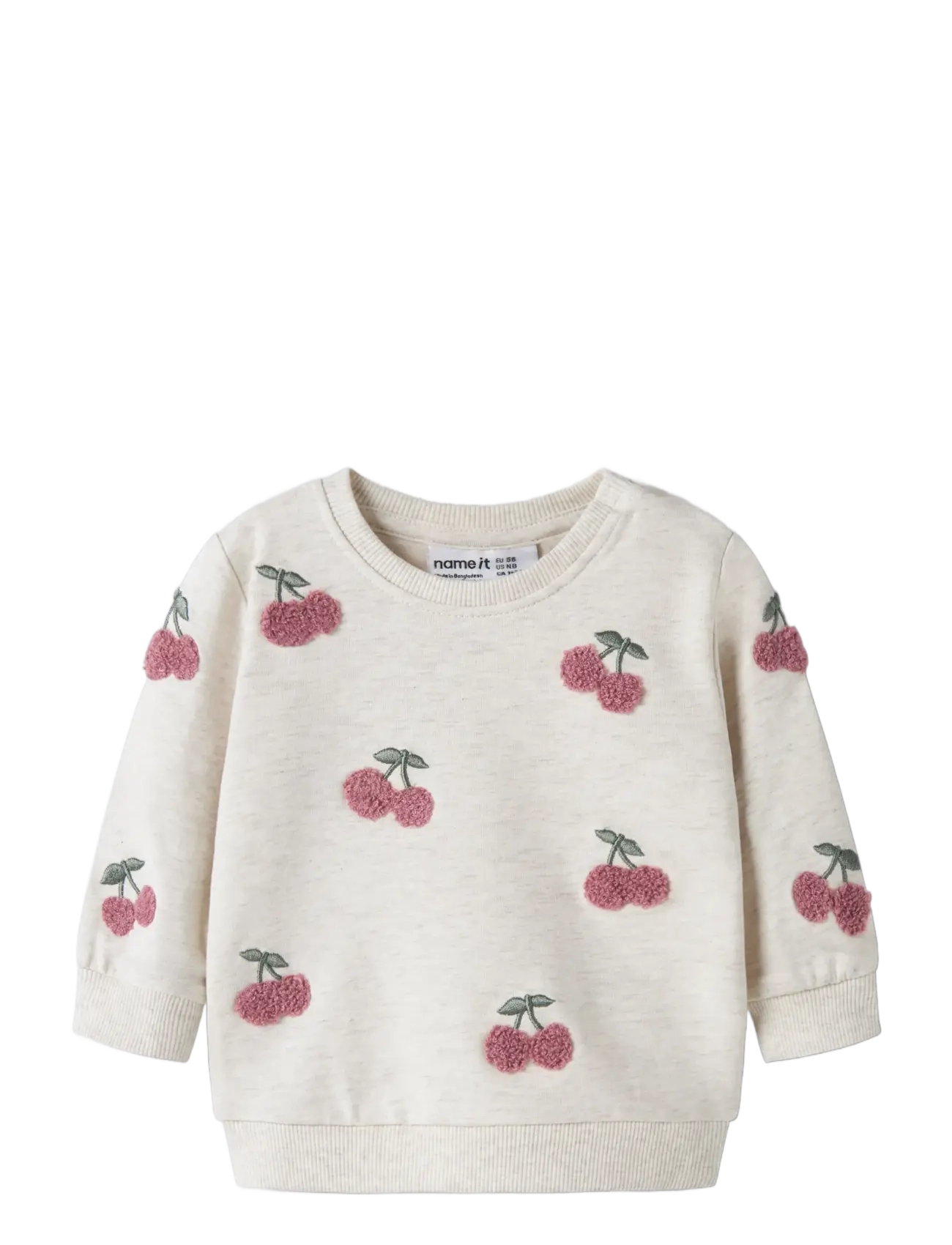 name it - NBFFAIRY LS LIGHT SWEAT UNB - dressipluusid - peyote melange - 2