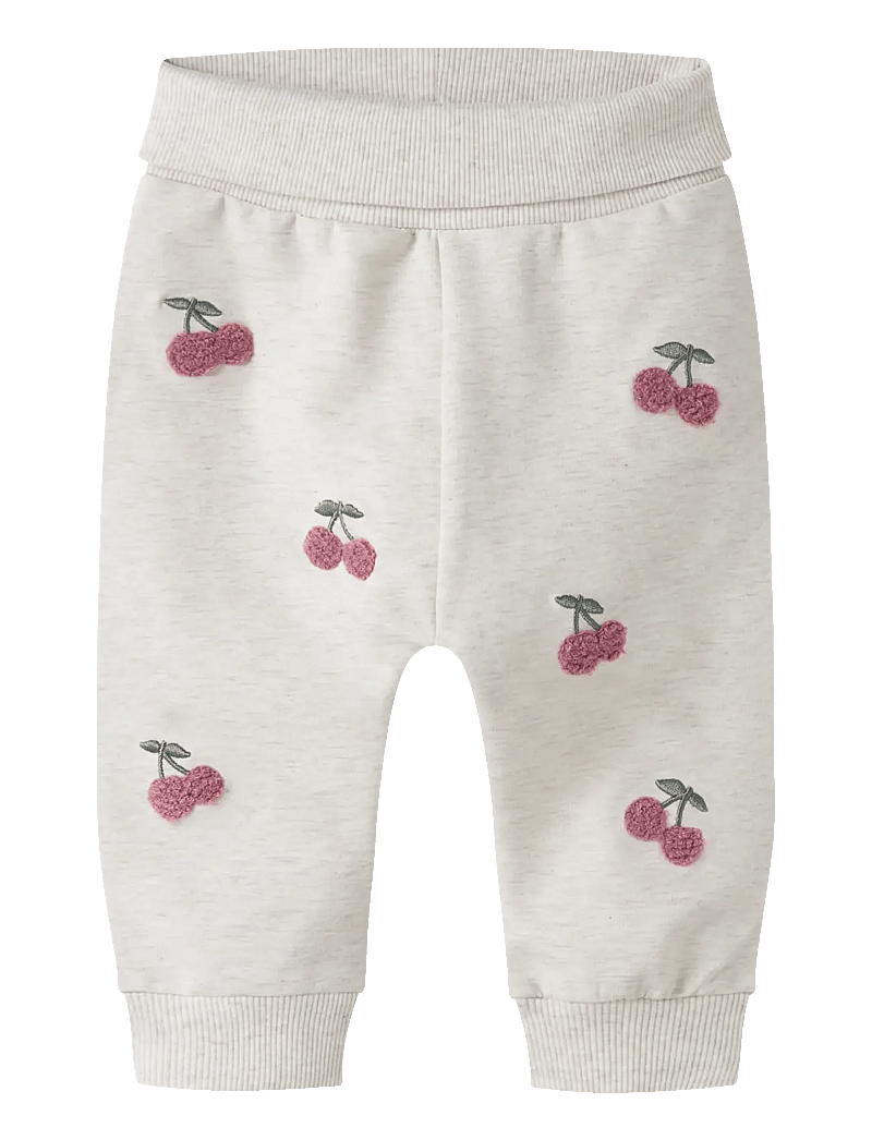 name it - NBFFAIRY LIGHT SWEAT PANT UNB - sweatpants - peyote melange - 0