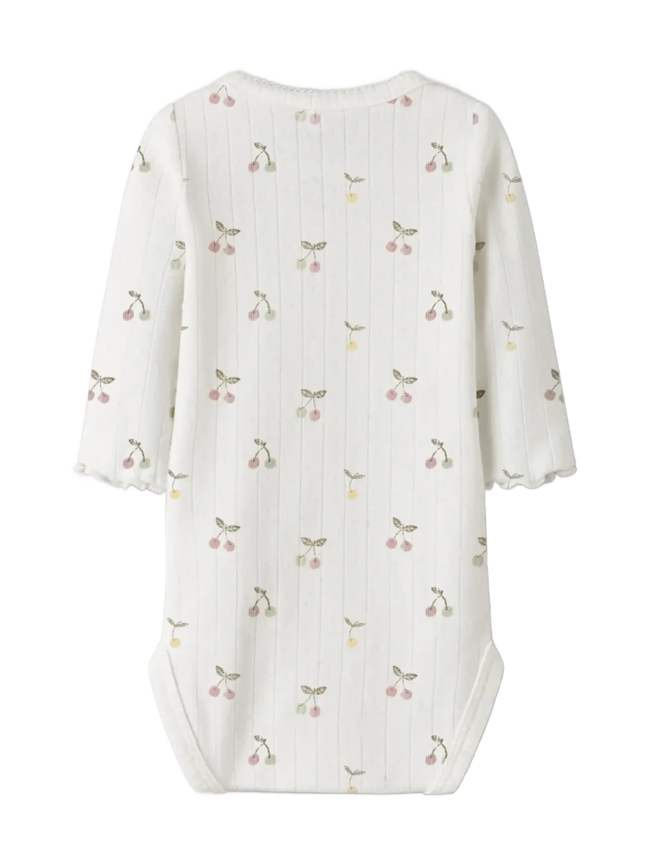 name it - NBFFICHERRY LS BODY - langermet - cloud dancer - 1