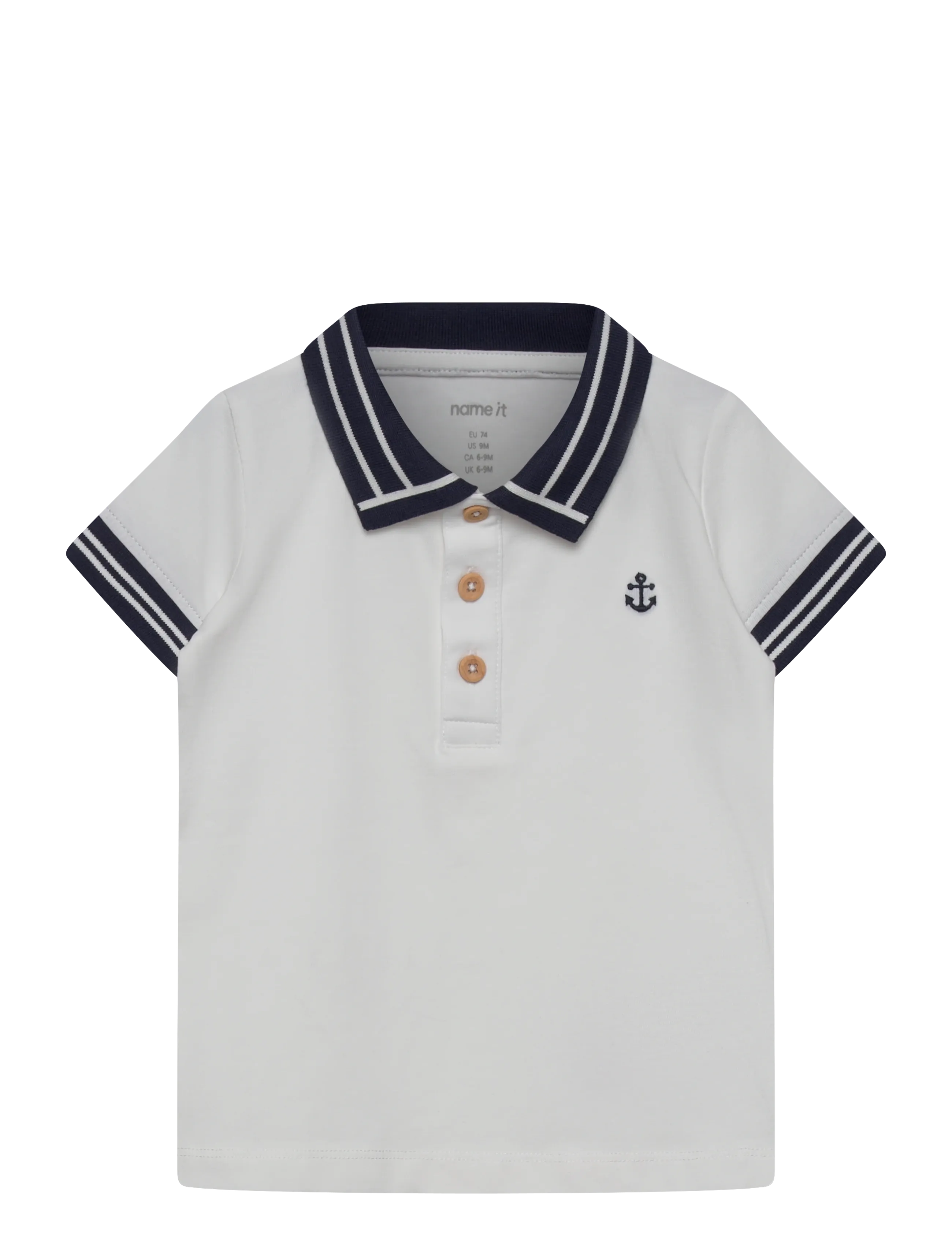 name it NBMFLIP SS POLO TOP - Põhitooted - CLOUD DANCER / white