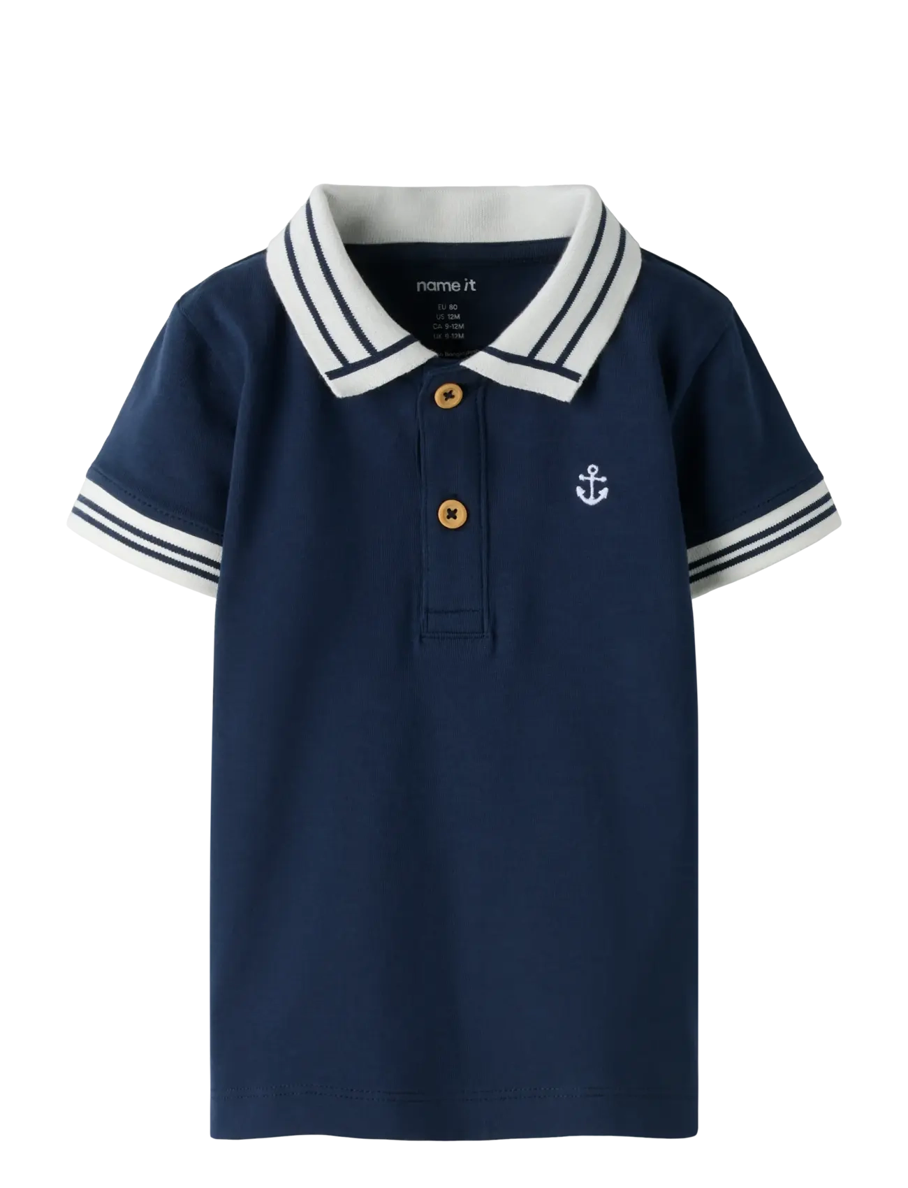 name it NBMFLIP SS POLO TOP - Kläder - NAVY BLAZER / navy