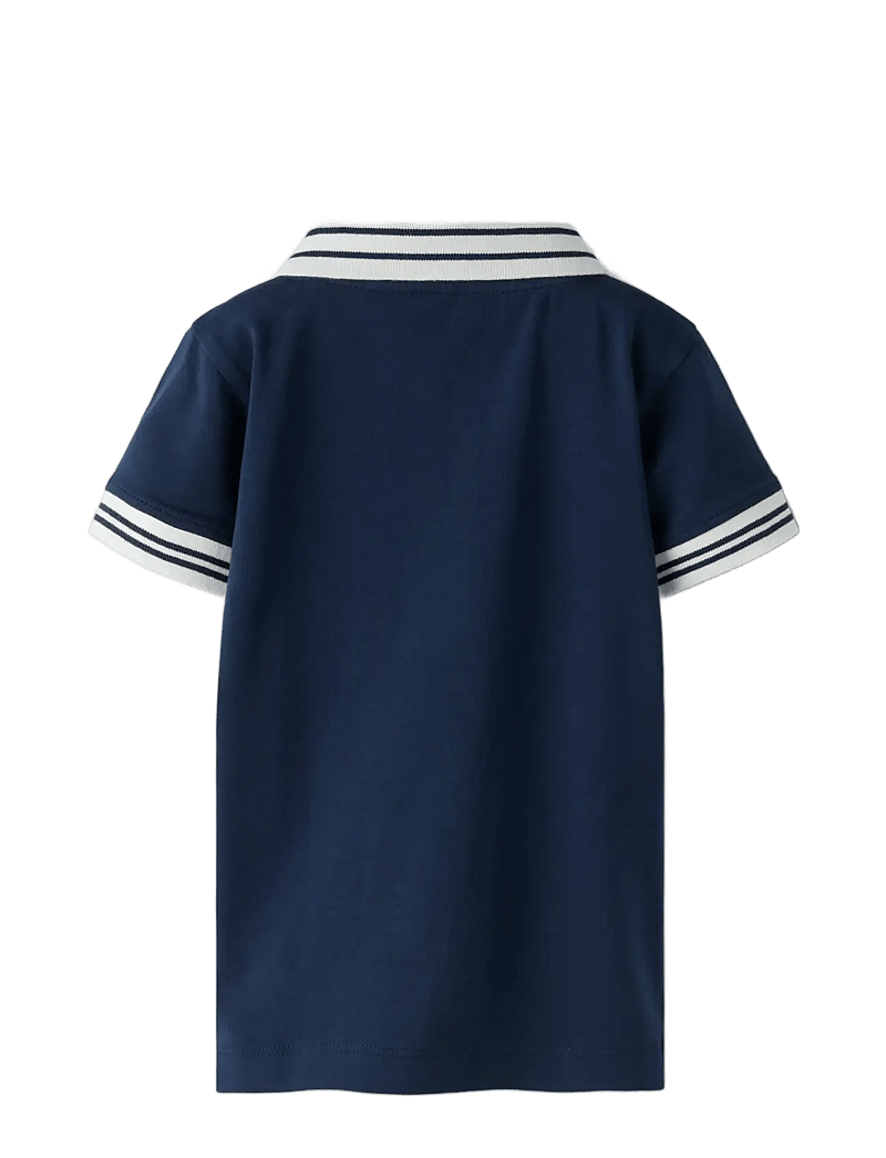name it - NBMFLIP SS POLO TOP - kurzärmelig - navy blazer - 1