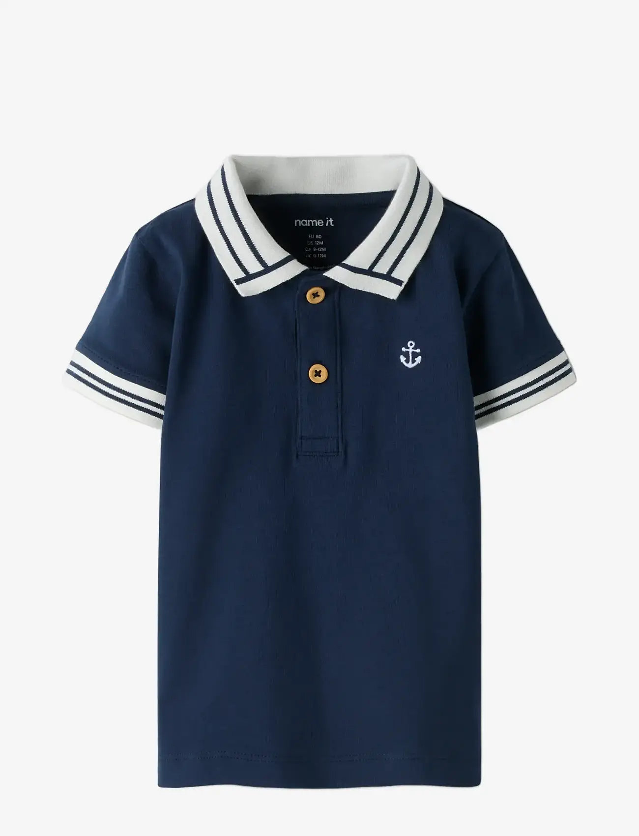name it - NBMFLIP SS POLO TOP - kortærmede poloer - navy blazer - 2