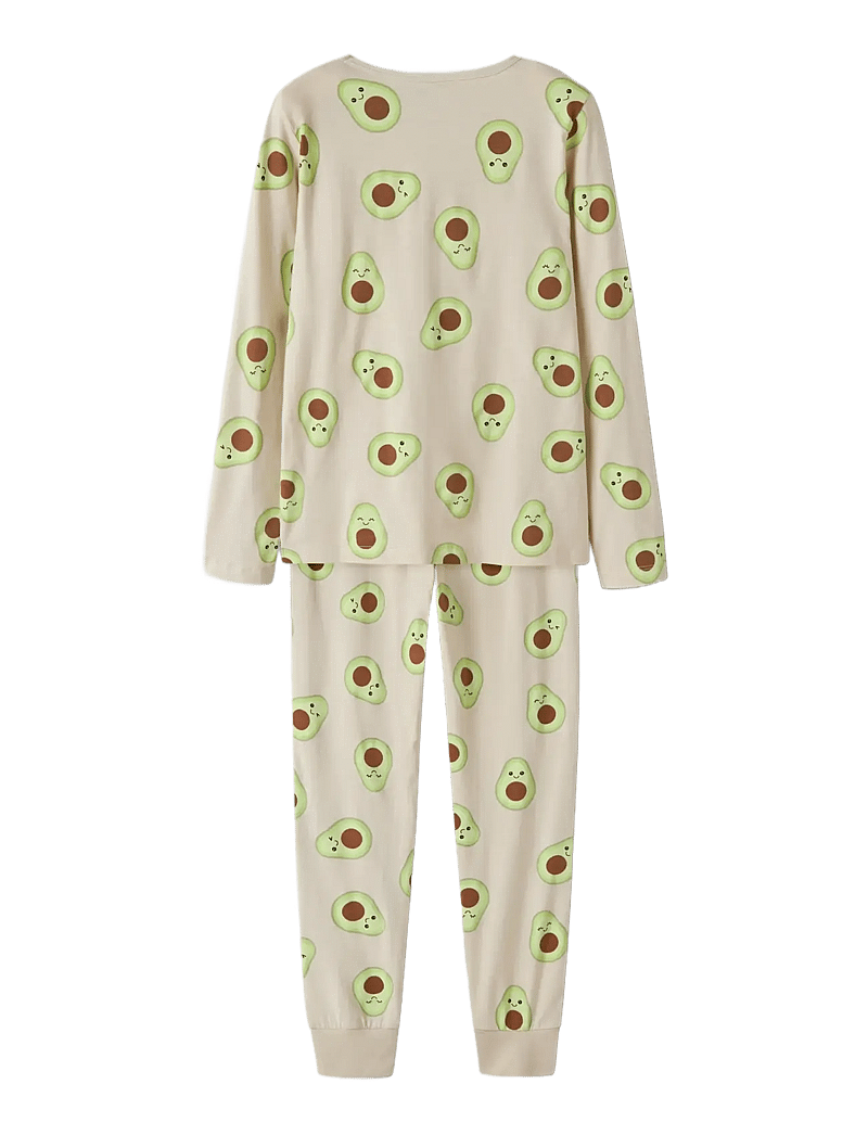 name it - NKFNIGHTSET OATMEAL AVOCADO NOOS - komplektid - oatmeal - 2