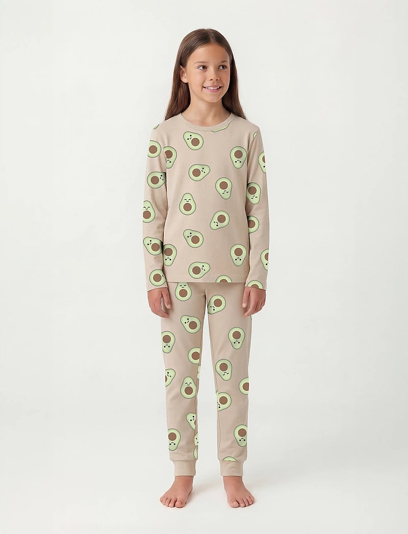 name it - NKFNIGHTSET OATMEAL AVOCADO NOOS - komplektid - oatmeal - 5