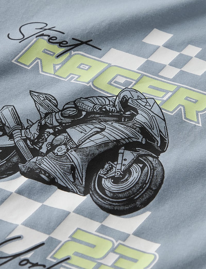 name it - NKMNIGHTSET DUSTY RACER NOOS - pyjamassæt - dusty blue - 5