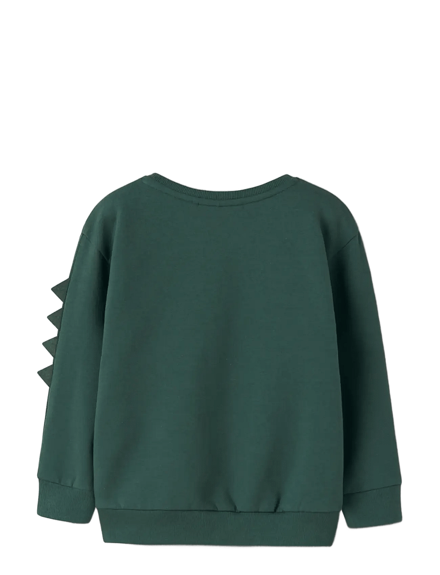 name it - NMMOSWALD JURASSIC NREG SWEAT BRU SKY - sweatshirts - bistro green - 2
