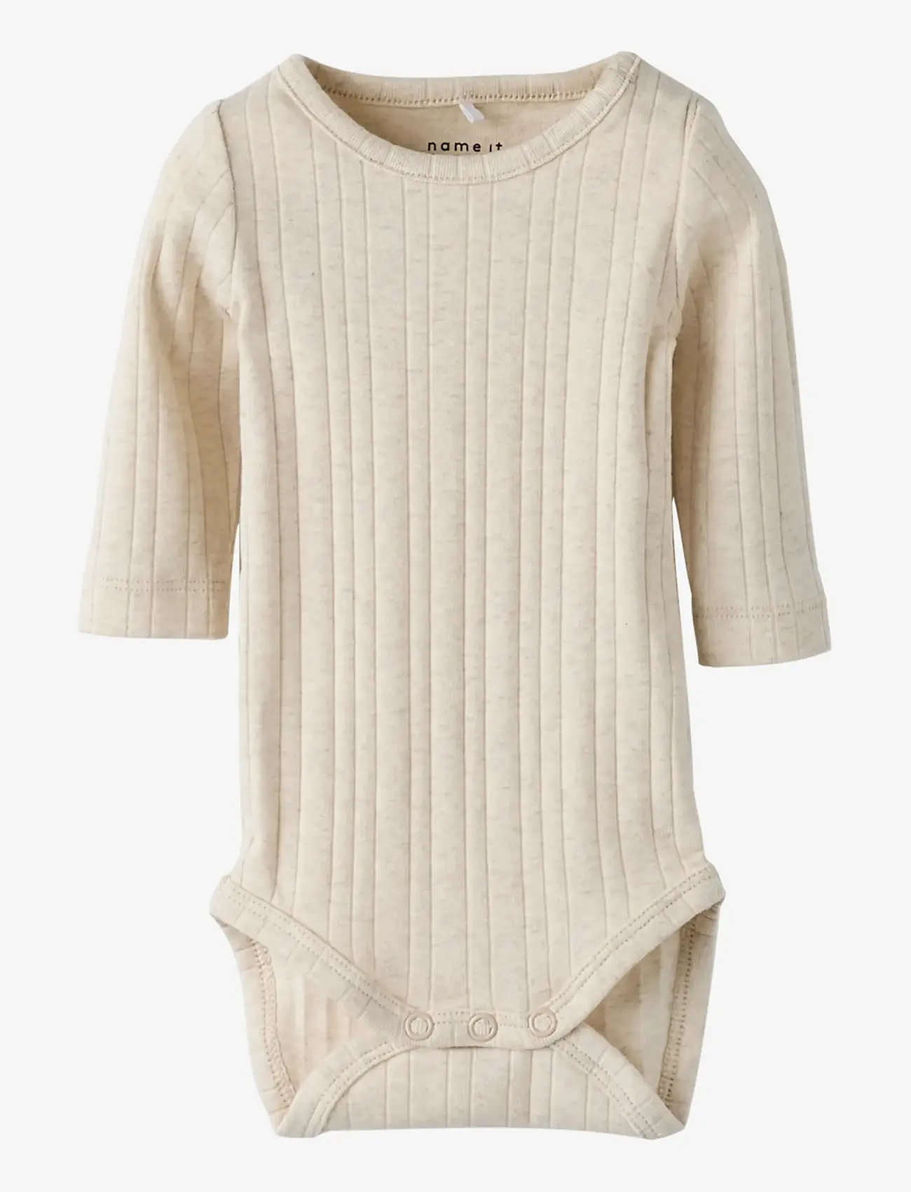name it - NBMFILUS LS BODY - long-sleeved - peyote melange - 0