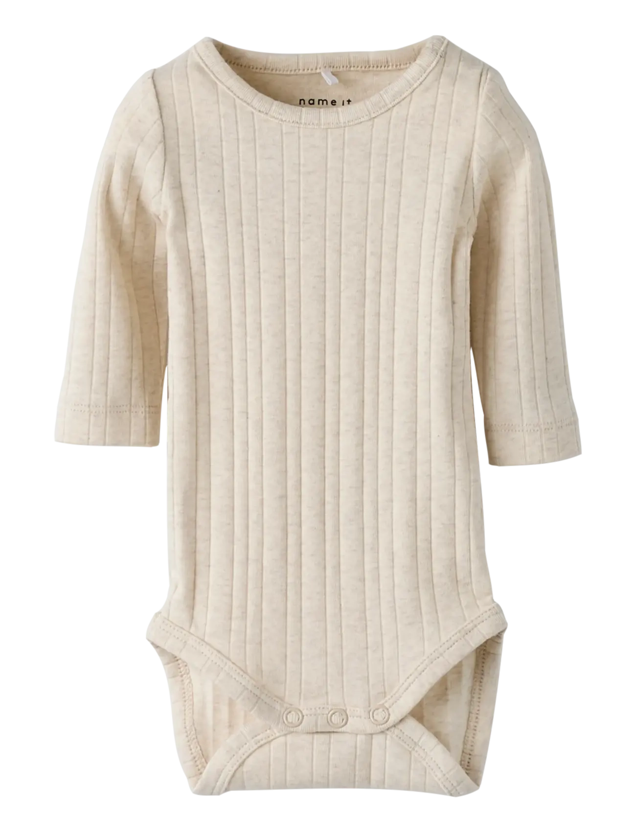 name it NBMFILUS LS BODY - Strampler - PEYOTE MELANGE / cream