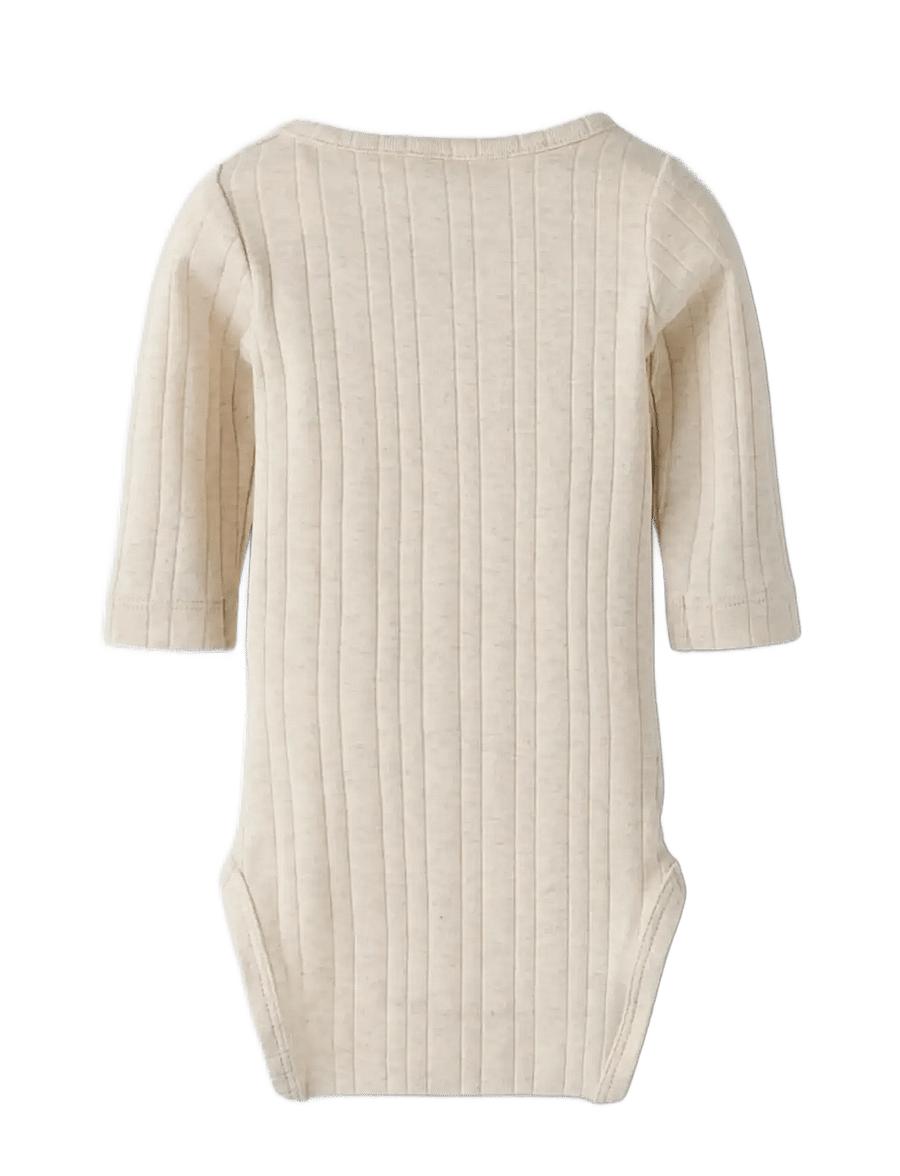 name it - NBMFILUS LS BODY - långärmade bodysuits - peyote melange - 1