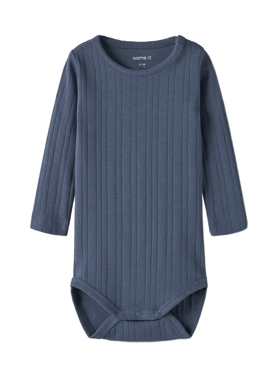name it - NBMFILUS LS BODY - langärmelig - vintage indigo - 2