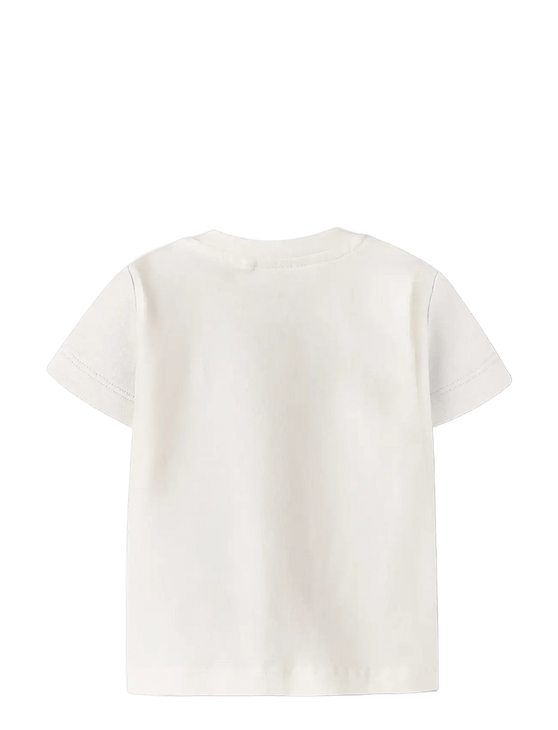 name it - NBMFALLON SS TOP BOX - kurzärmelige - cloud dancer - 1