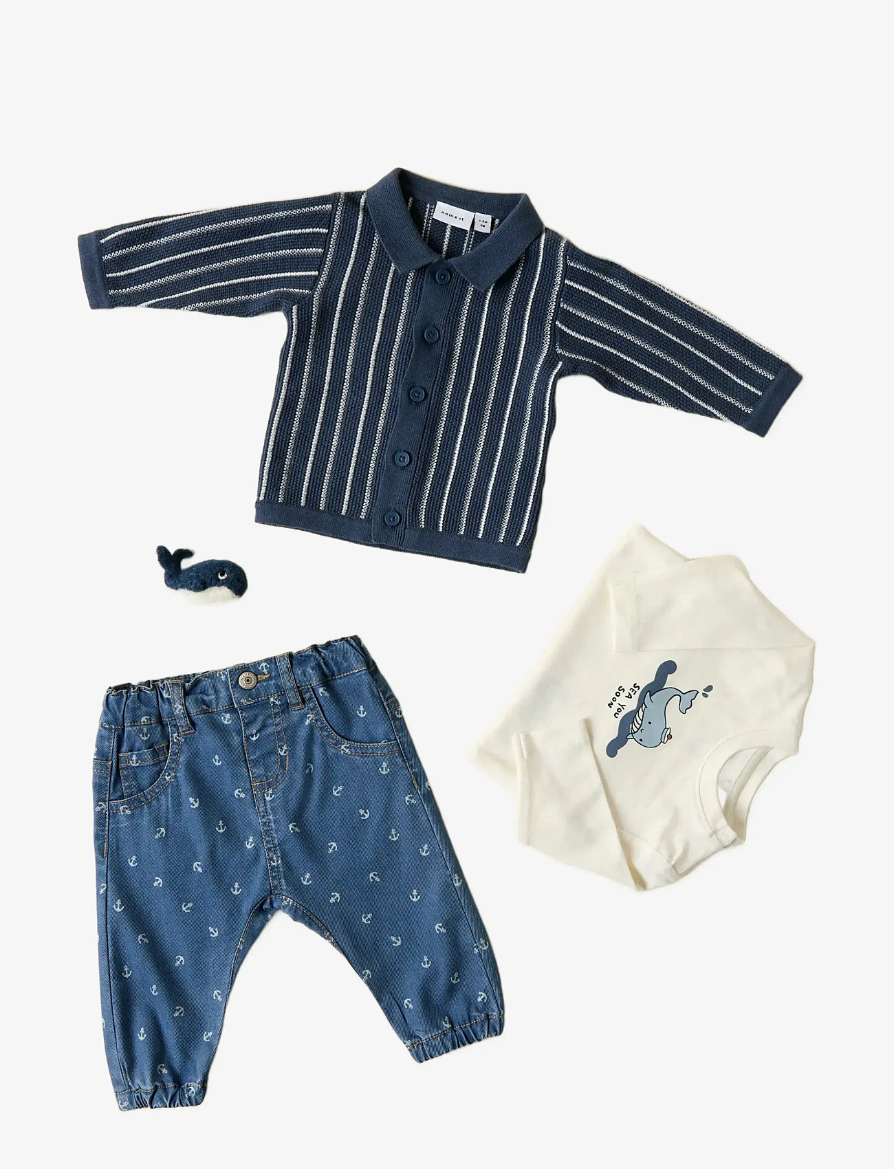 name it - NBMFALLON SS TOP BOX - lühikeste varrukatega t-särgid - cloud dancer - 2