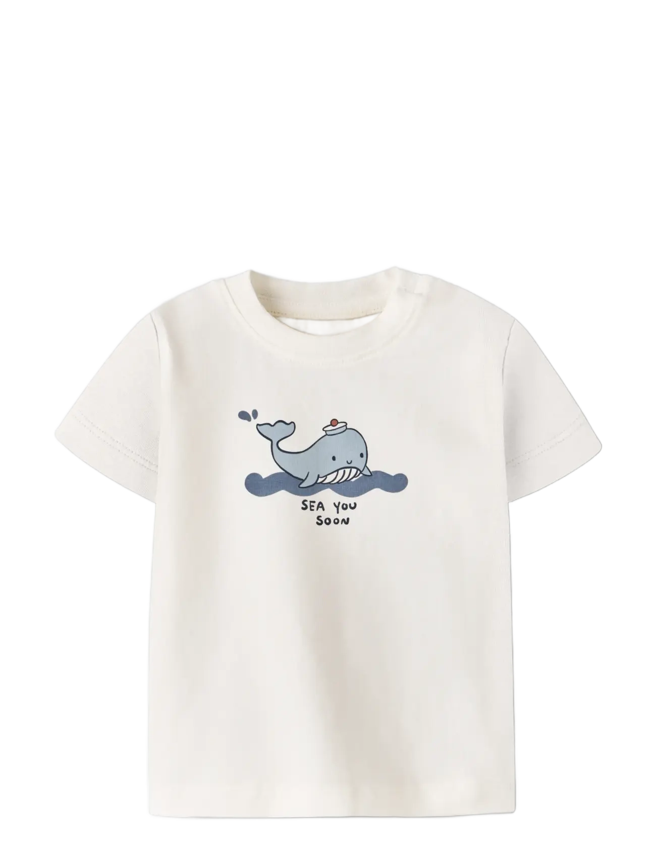 name it - NBMFALLON SS TOP BOX - kortærmede t-shirts - cloud dancer - 3
