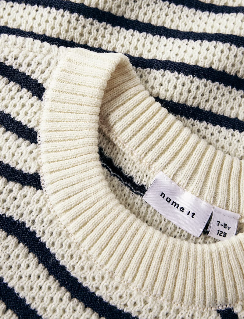 name it - NKFFUMIKO SL LOOSE KNIT TOP - vests - antique white - 5