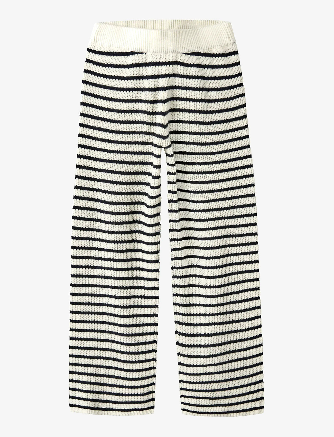 name it - NKFFUMIKO WIDE PANT - bukser - antique white - 0