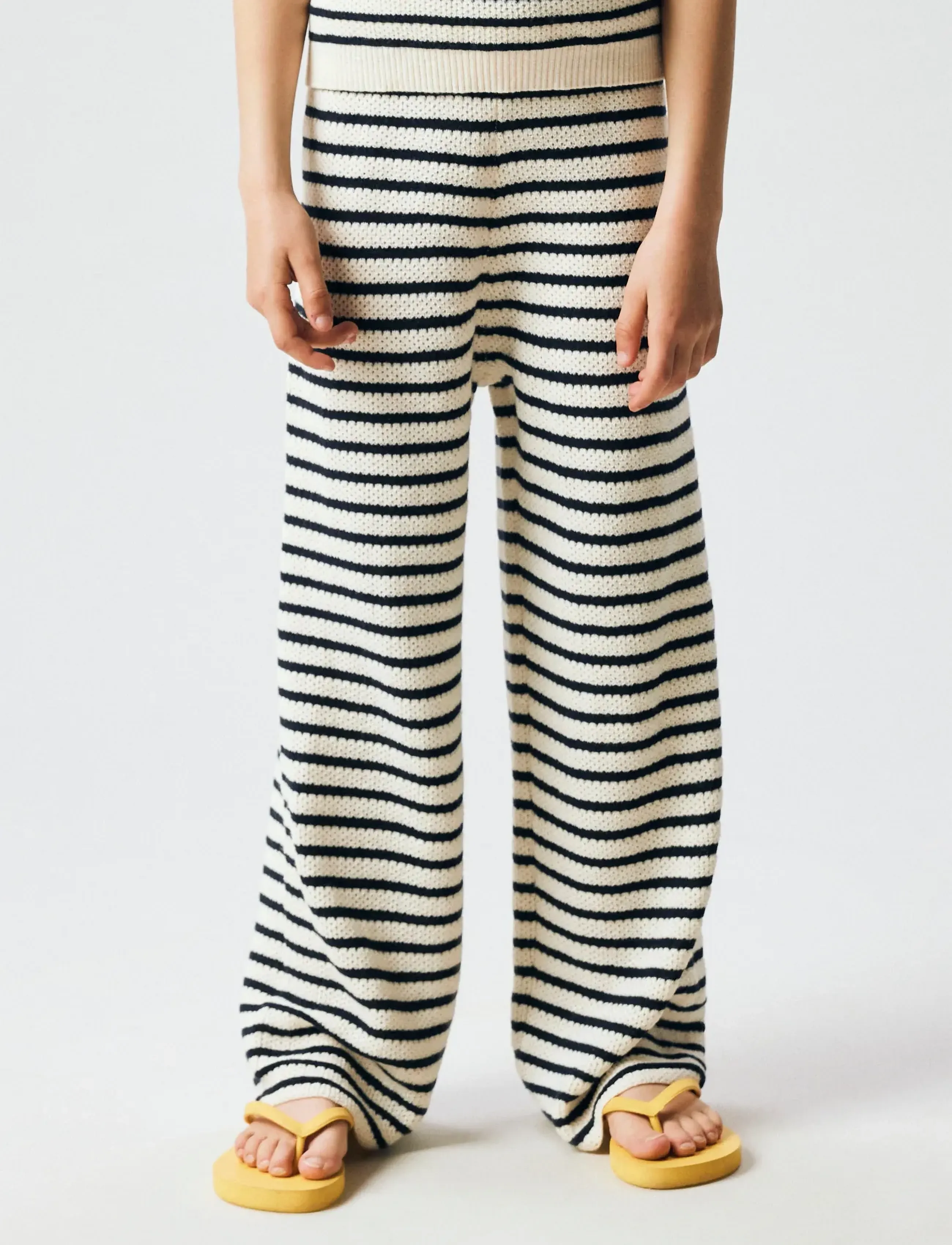 name it - NKFFUMIKO WIDE PANT - alhaisimmat hinnat - antique white - 3