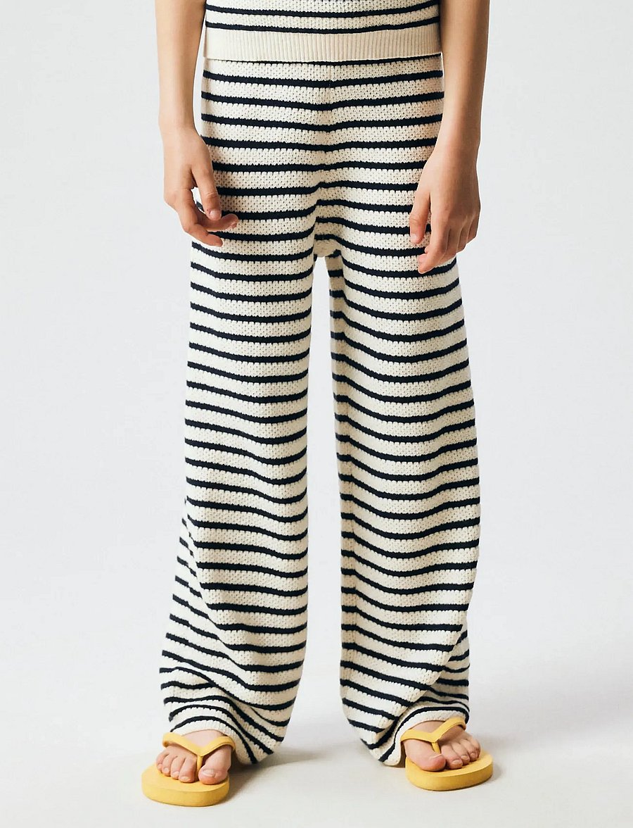name it - NKFFUMIKO WIDE PANT - einkaufen nach alter von - antique white - 3