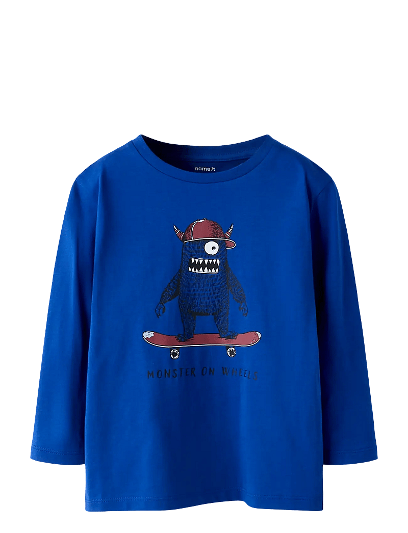 name it - NMMNONSTER LS NREG TOP - långärmade t-shirts - surf the web - 1