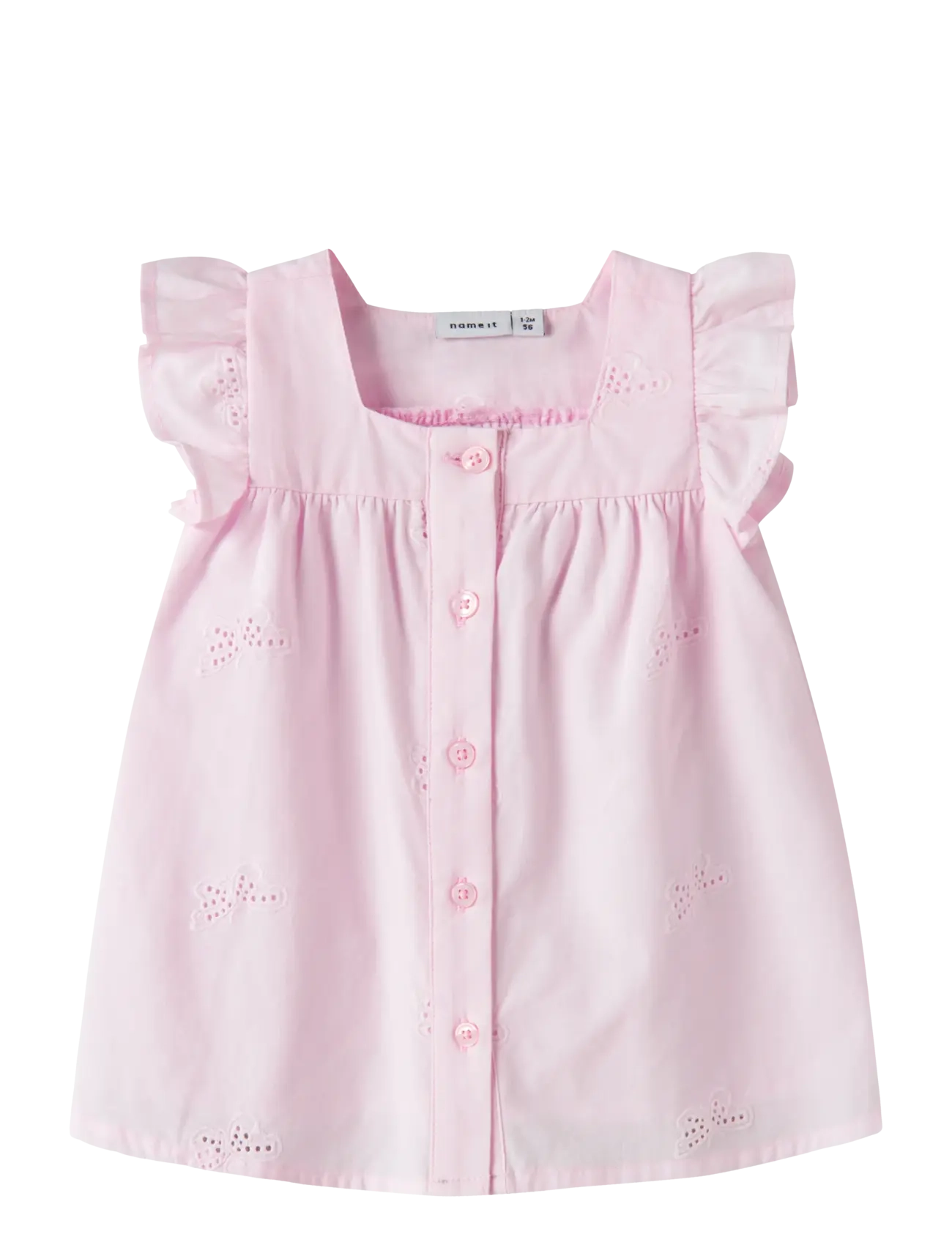 name it Nbffinas Spencer, 80, Baby Dresses, Rosa - Sleevless Kinder