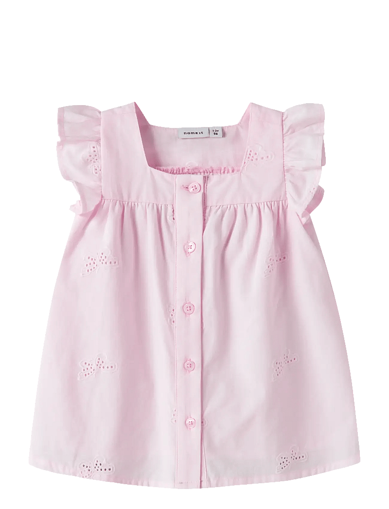 name it - NBFFINAS SPENCER - varrukateta beebi kleidid - cradle pink - 0
