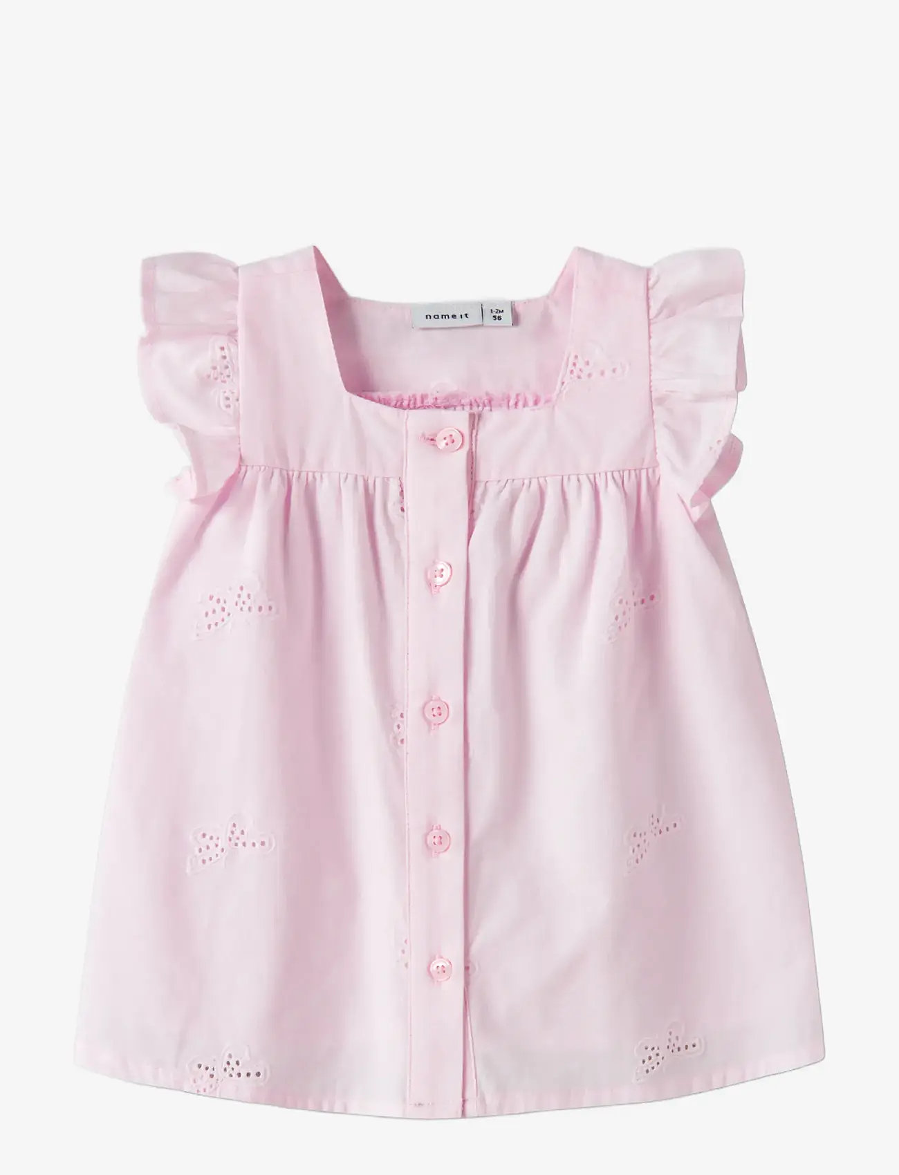 name it - NBFFINAS SPENCER - varrukateta beebi kleidid - cradle pink - 3
