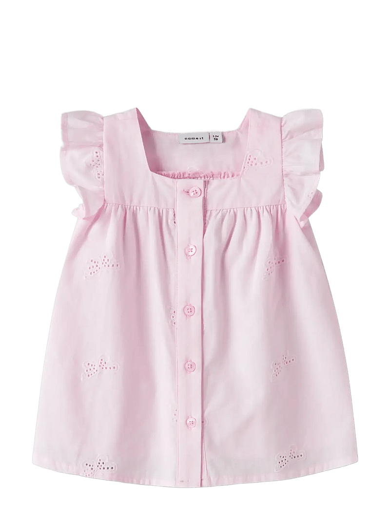 name it - NBFFINAS SPENCER - varrukateta beebi kleidid - cradle pink - 3