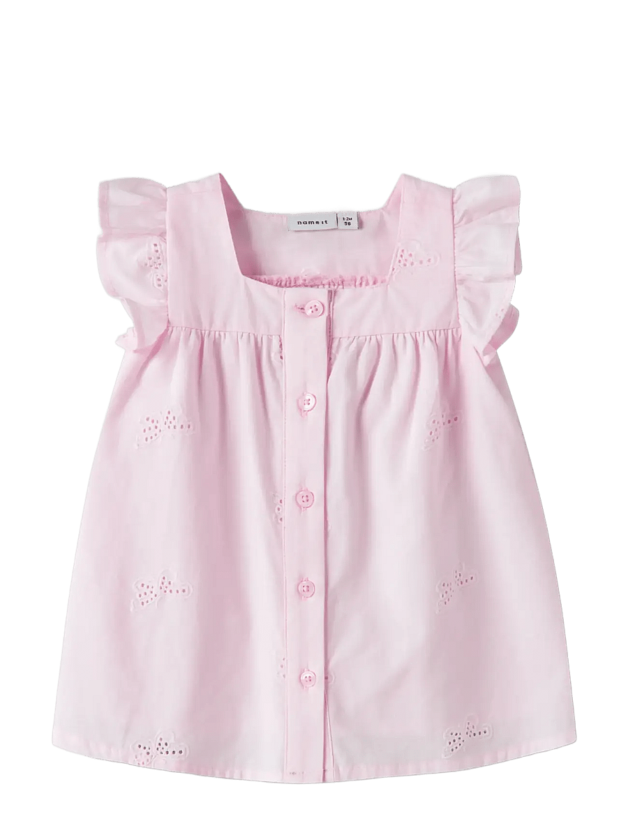 name it - NBFFINAS SPENCER - varrukateta beebi kleidid - cradle pink - 3