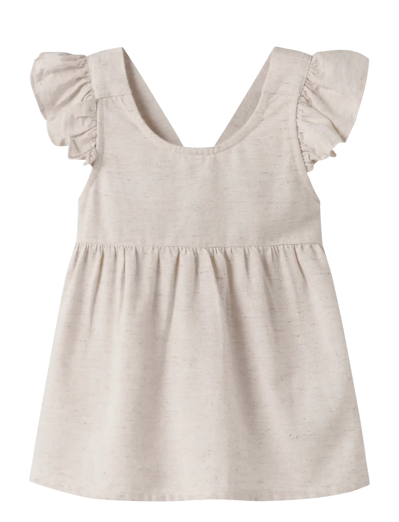 name it Nbffaher Spencer, 62, Baby Dresses, Beige - Sleevless Kinder
