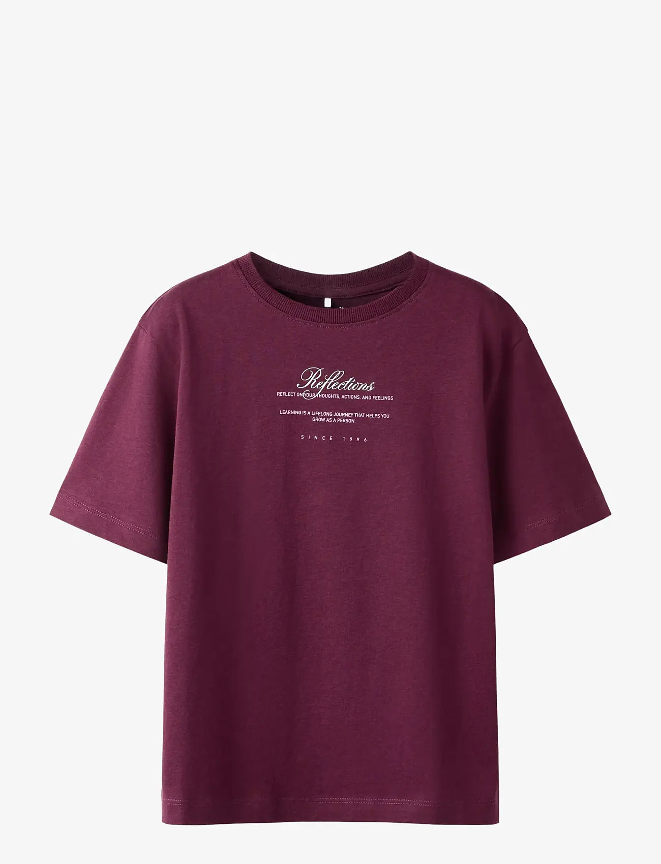 name it - NKFNAJIA SS NREG TOP - kortærmede t-shirts - prune - 1