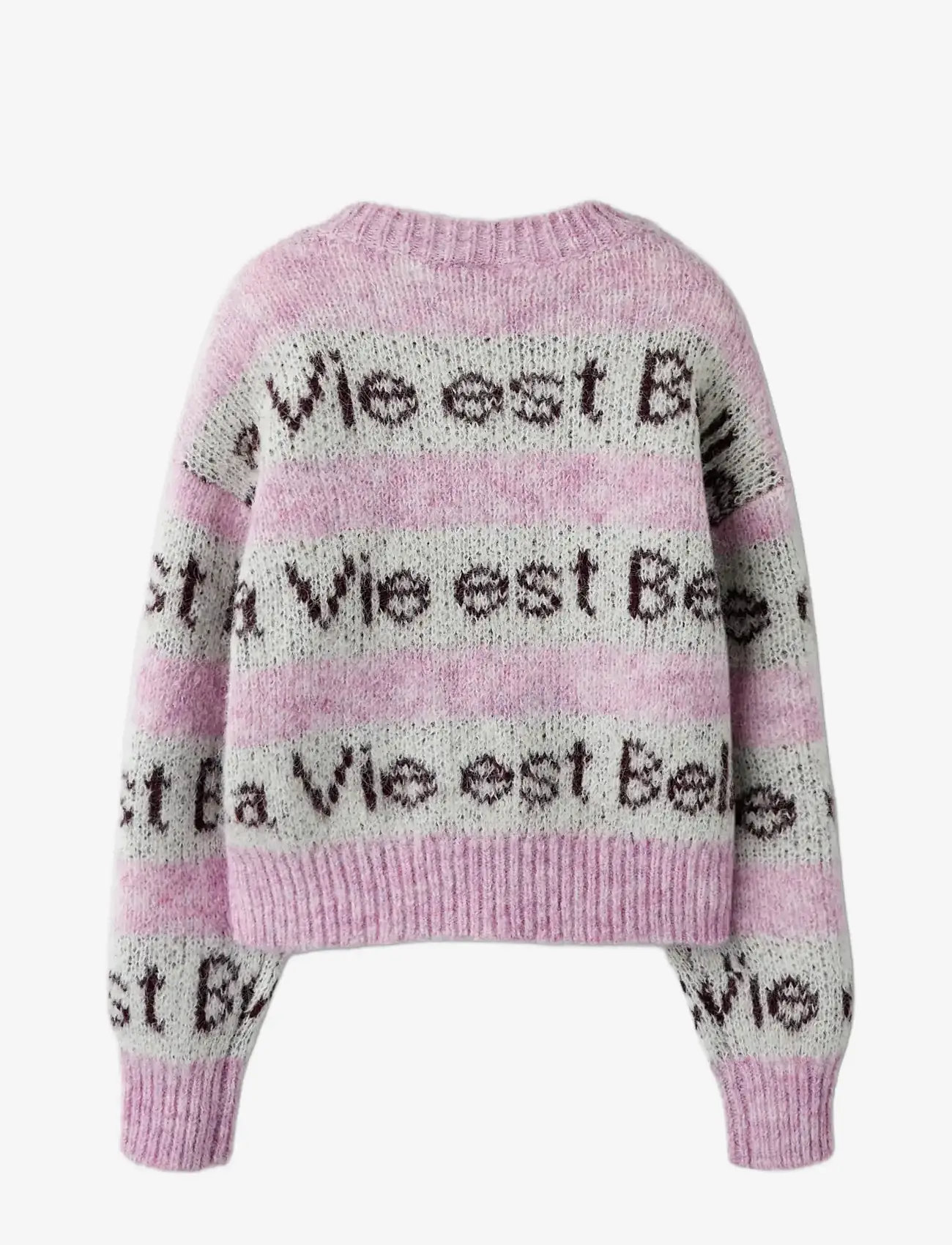 name it - NKFNALA LS KNIT - jumpers - bonbon - 2